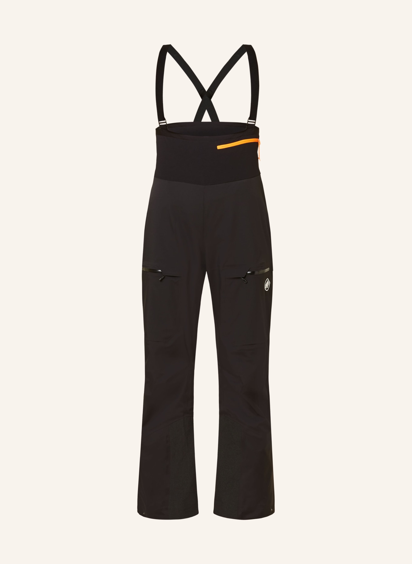 MAMMUT Spodnie narciarskie z hardshellu HALDIGRAT: CZARNY