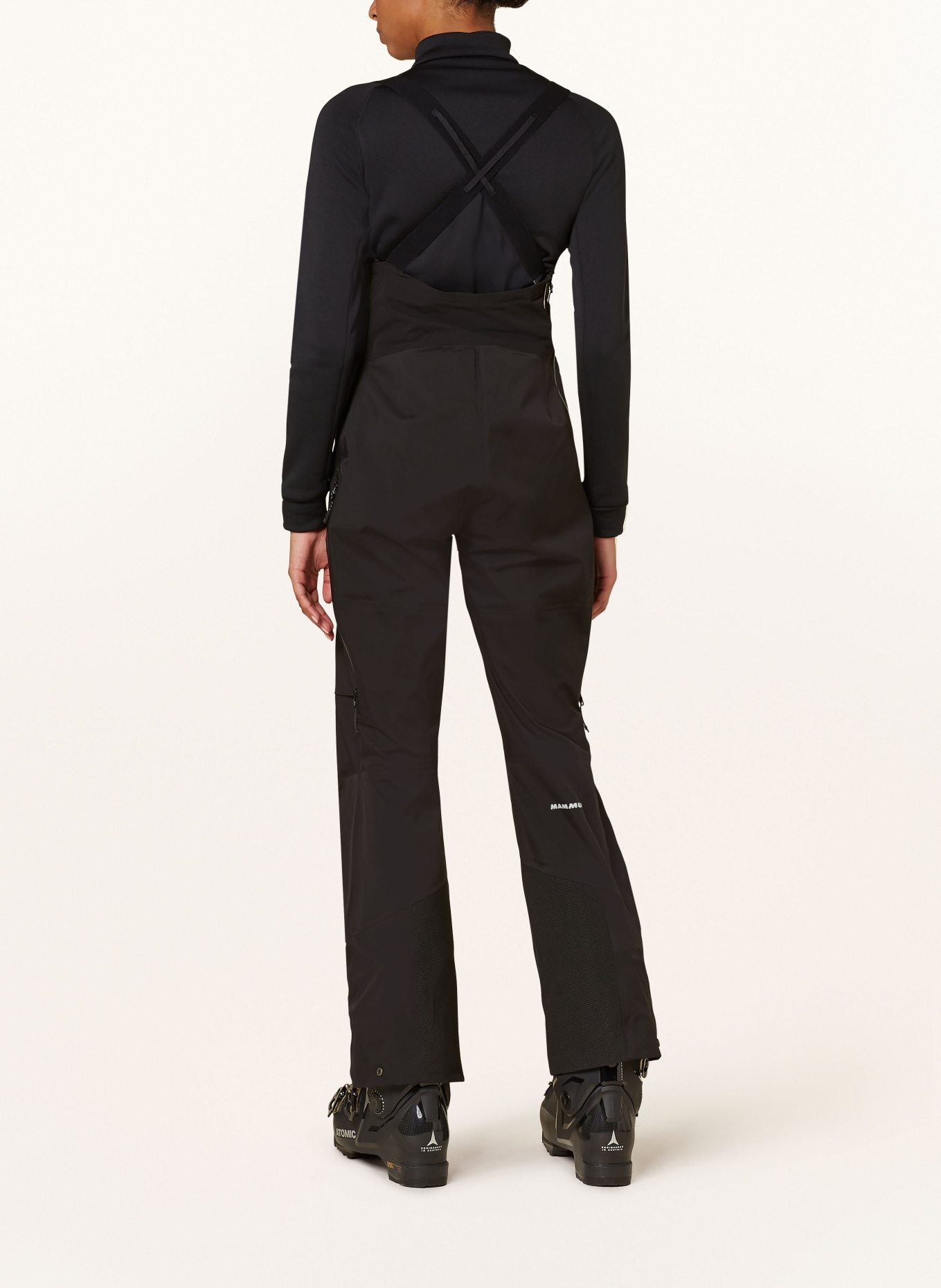 MAMMUT Spodnie narciarskie z hardshellu HALDIGRAT: CZARNY