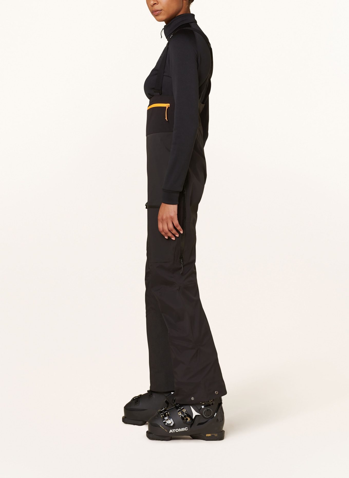 MAMMUT Spodnie narciarskie z hardshellu HALDIGRAT: CZARNY