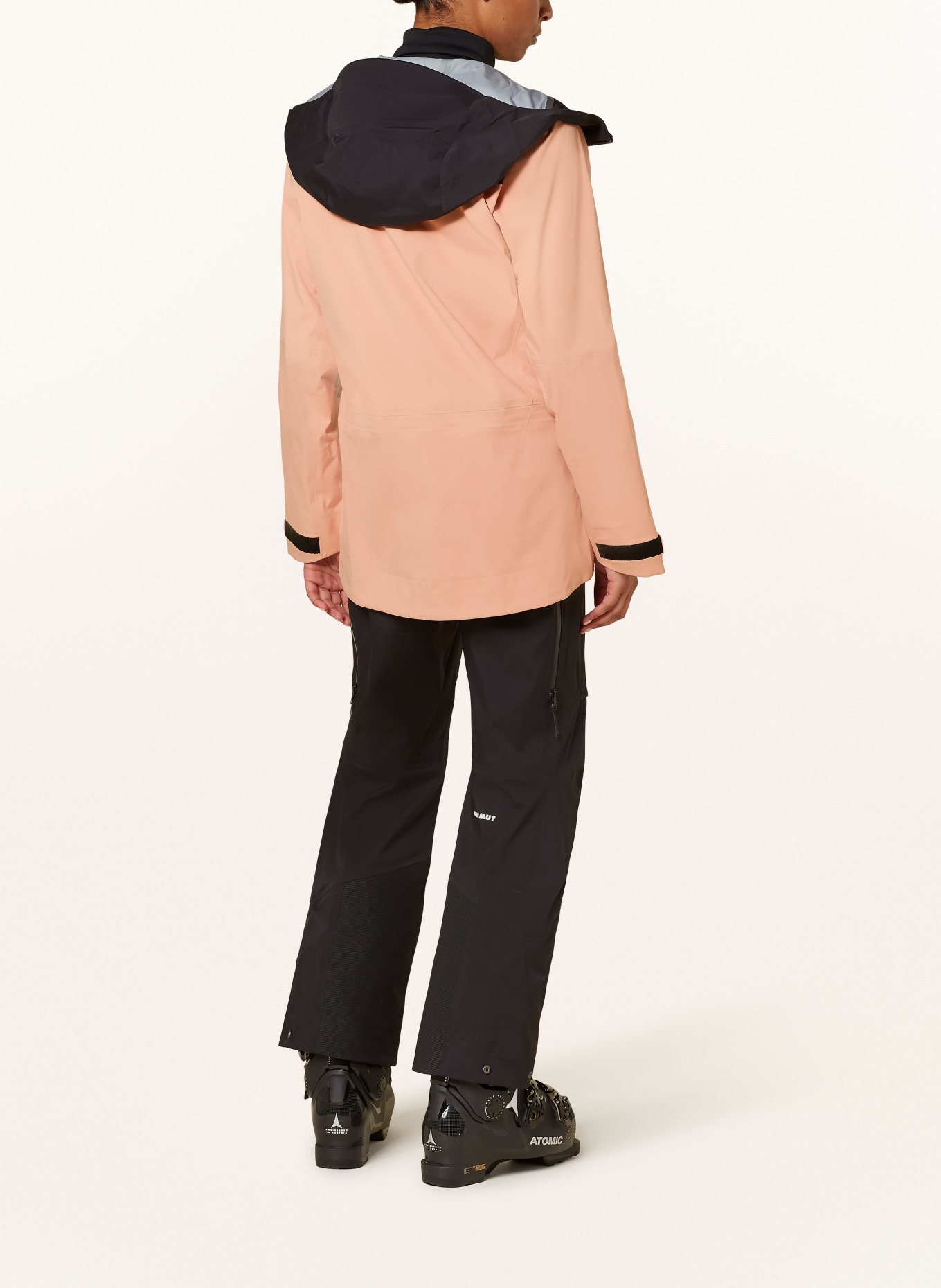 MAMMUT Hardshell-Skijacke HALDIGRAT: HELLORANGE / SCHWARZ