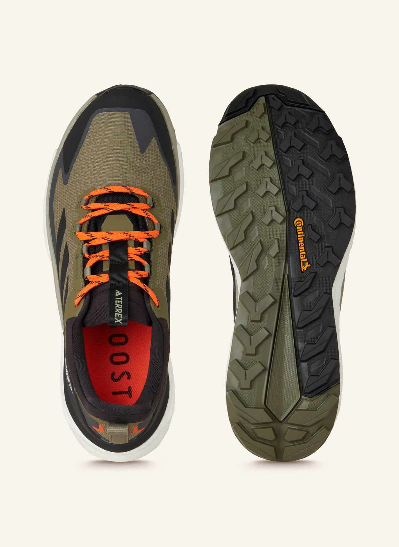 adidas TERREX Trekking shoes TERREX FREE HIKER 2 LOW GTX, Color: KHAKI/ BLACK/ DARK GRAY (Image 5)