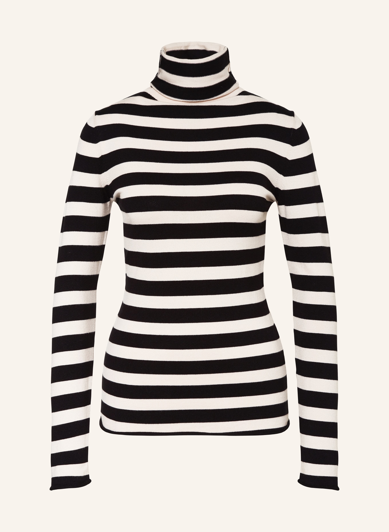 MAX & Co. Svetr s rolákem MANAMA: REŽNÁ / ČERNÁ