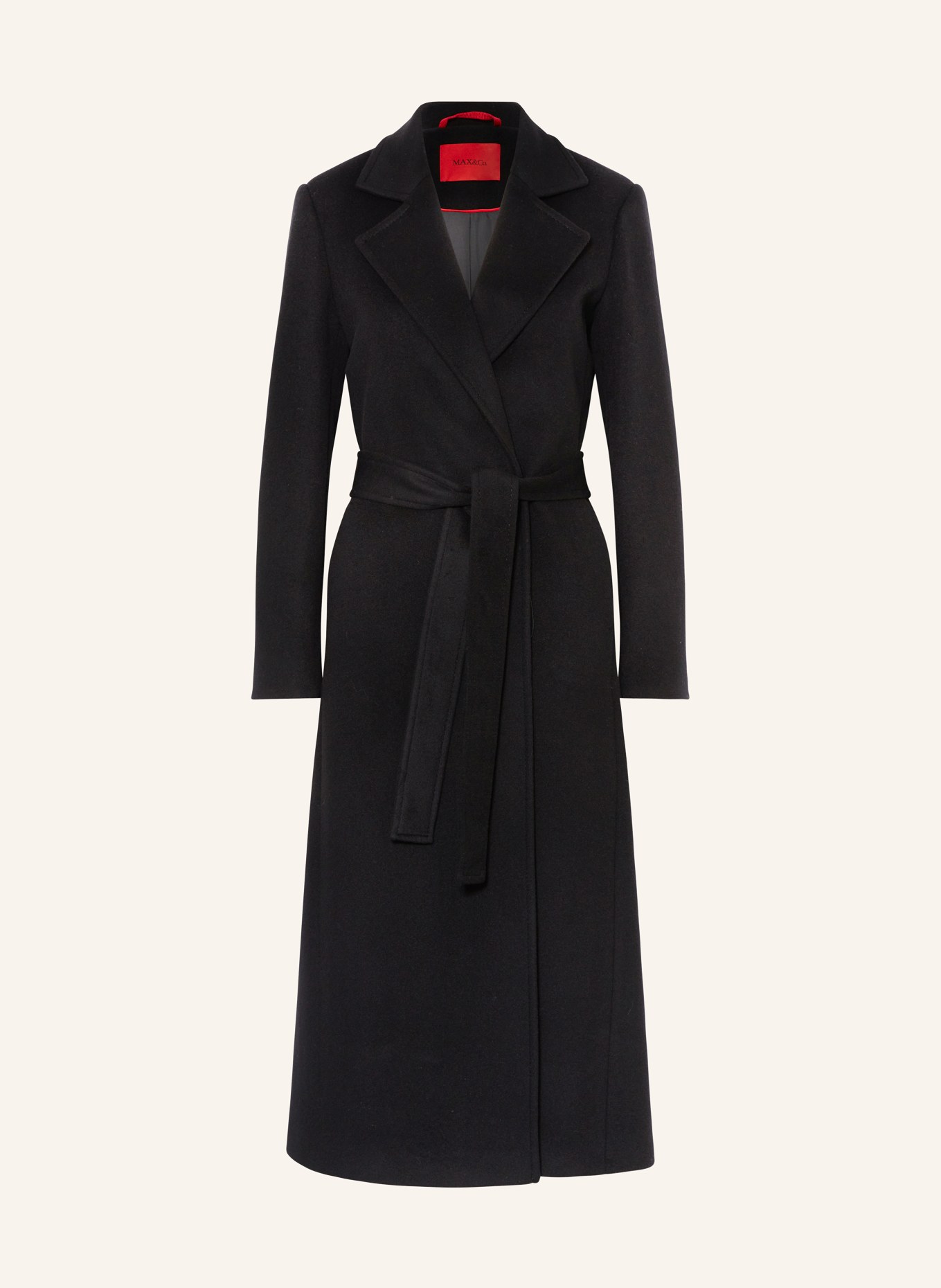 MAX & Co. Manteau en laine LONGRUN: BLEU FONCÉ