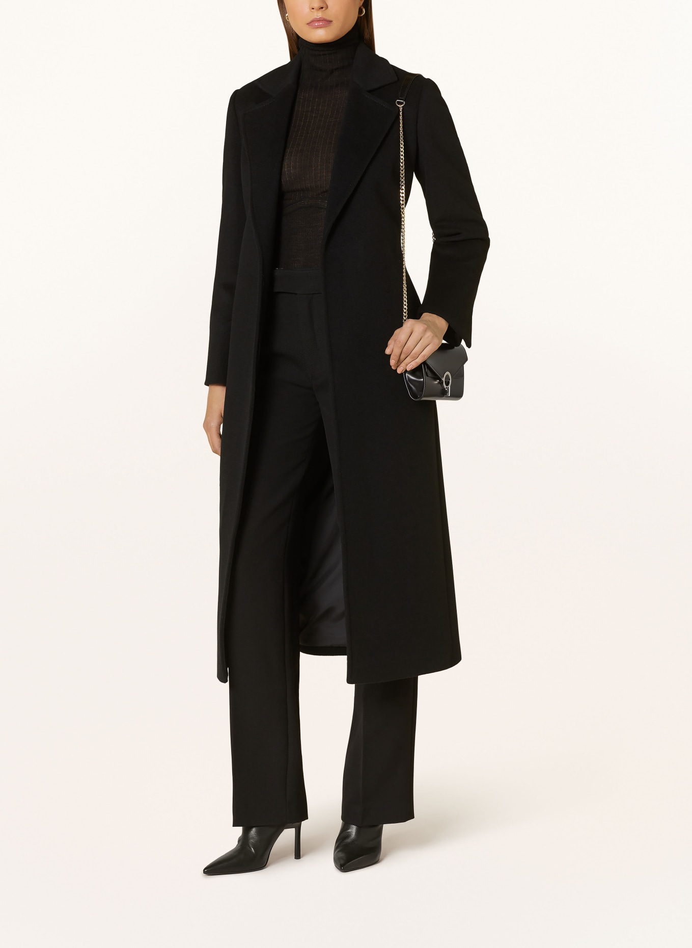 MAX & Co. Manteau en laine LONGRUN: BLEU FONCÉ