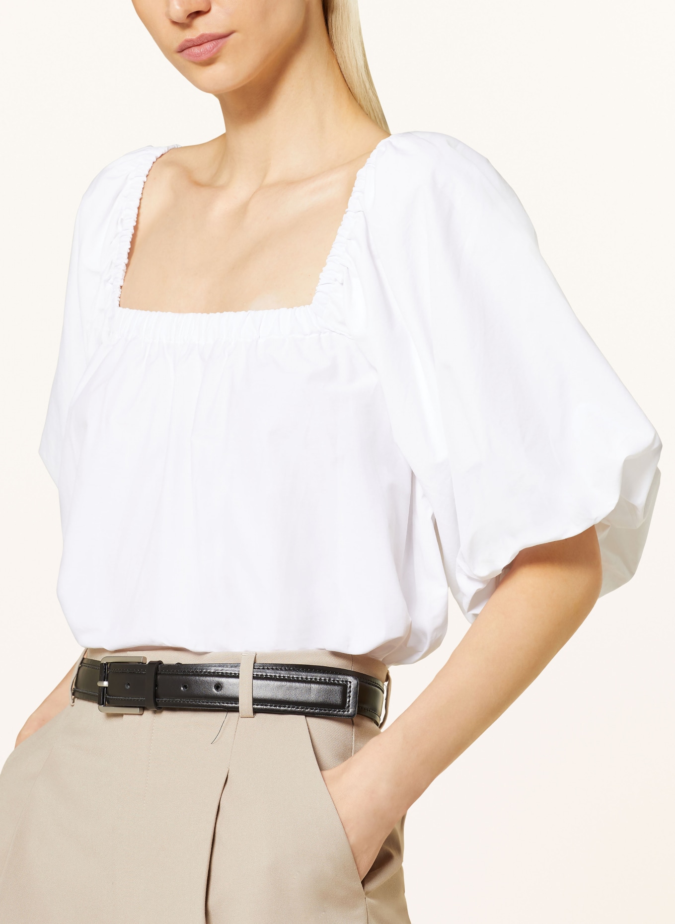 GESTUZ Shirt blouse PAMPAGZ, Color: WHITE (Image 4)