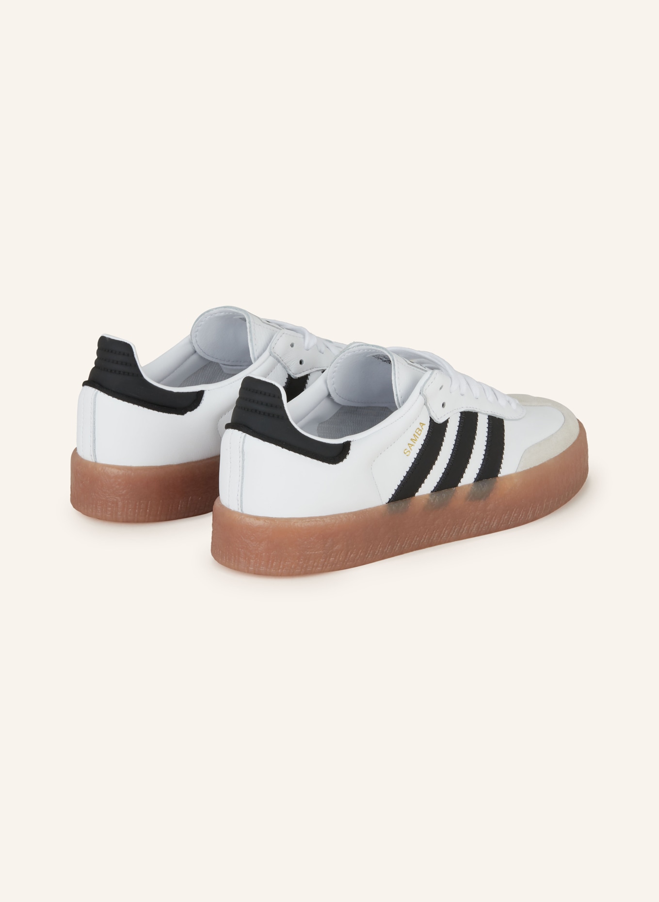 adidas Originals Sneaker SAMBAE W, Farbe: WEISS/ CREME/ SCHWARZ (Bild 2)