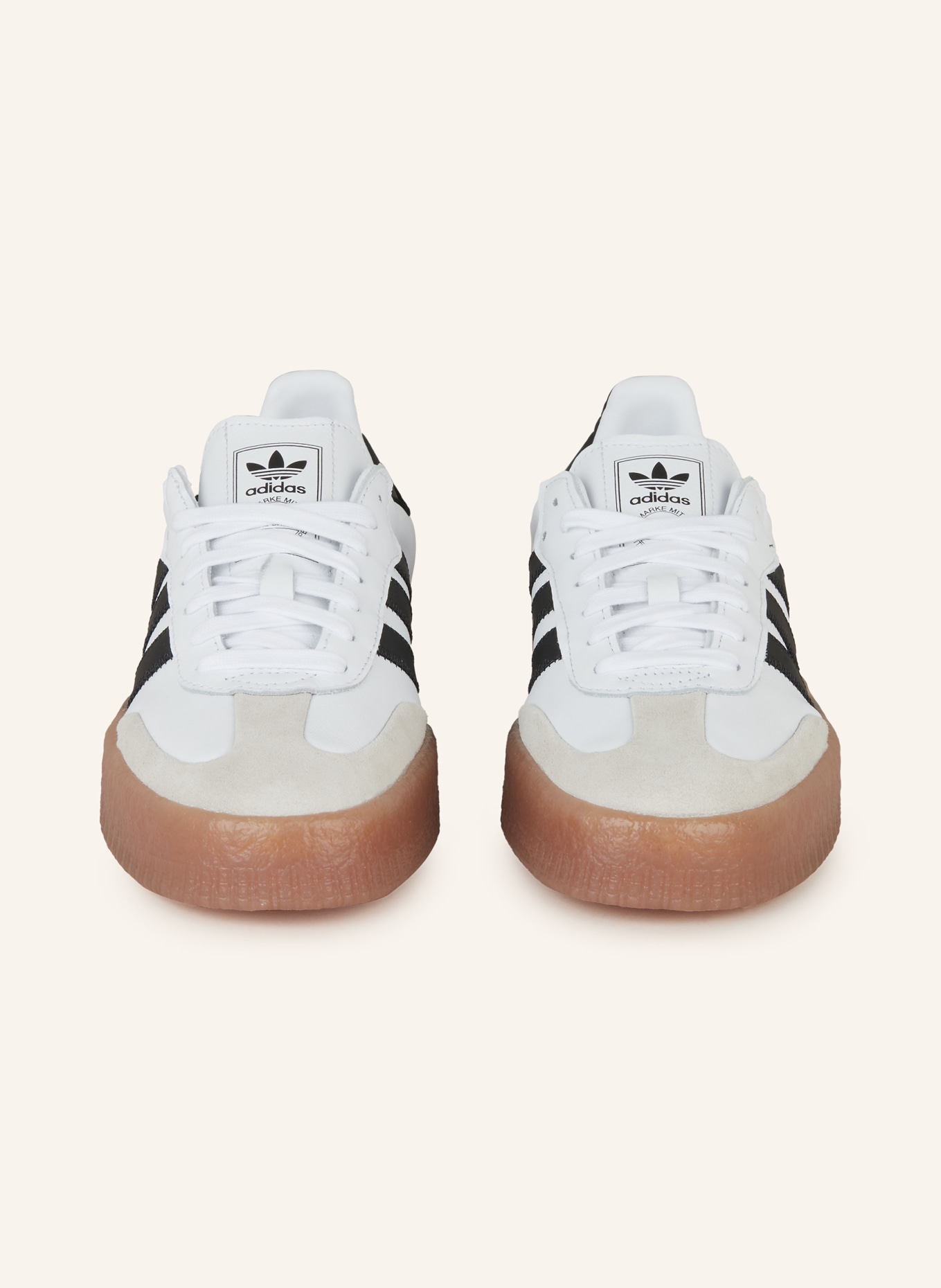 adidas Originals Sneaker SAMBAE W, Farbe: WEISS/ CREME/ SCHWARZ (Bild 3)