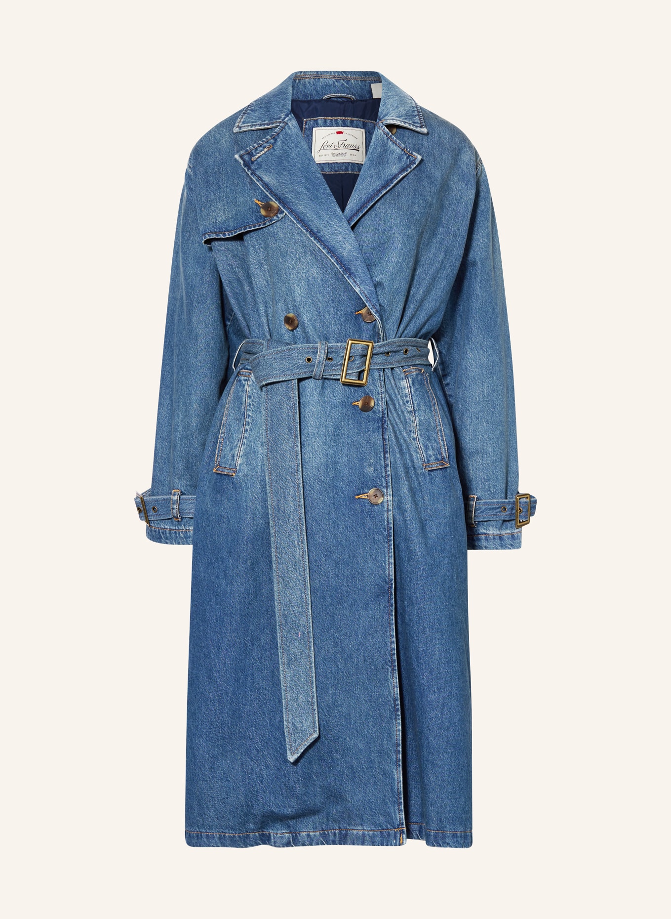 Levis denim trench coat shop