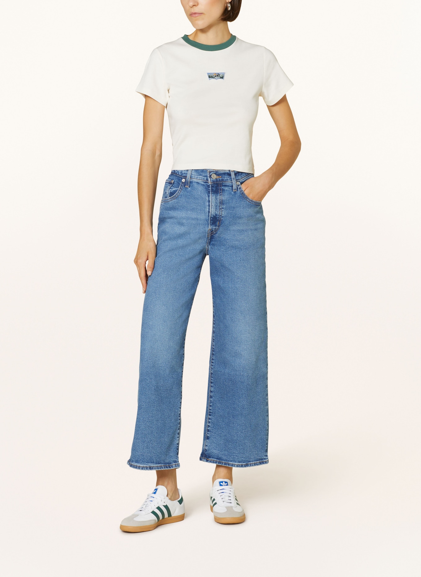 Levi's® Cropped-Shirt, Farbe: ECRU (Bild 2)