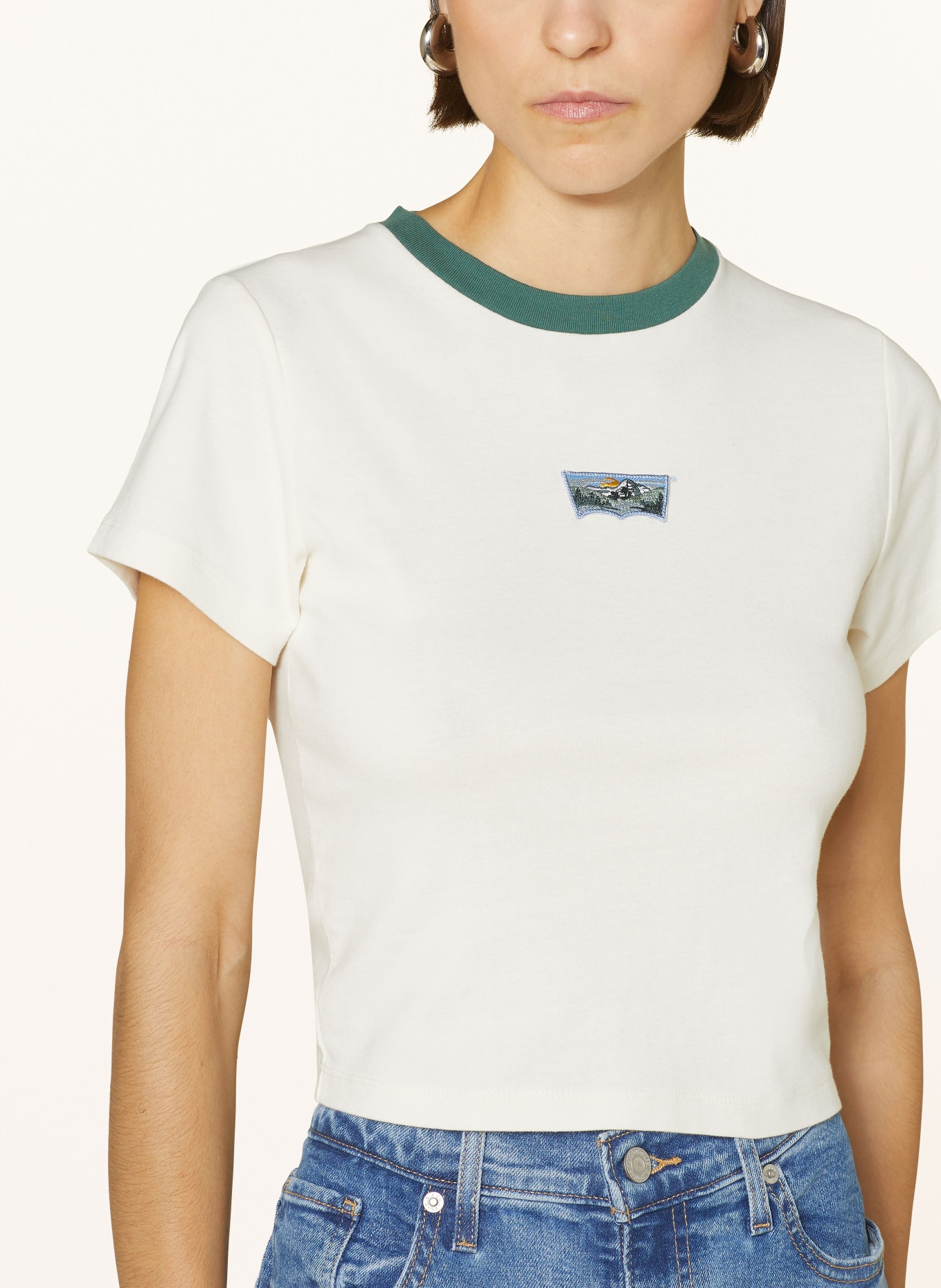 Levi's® Cropped shirt, Color: ECRU (Image 4)