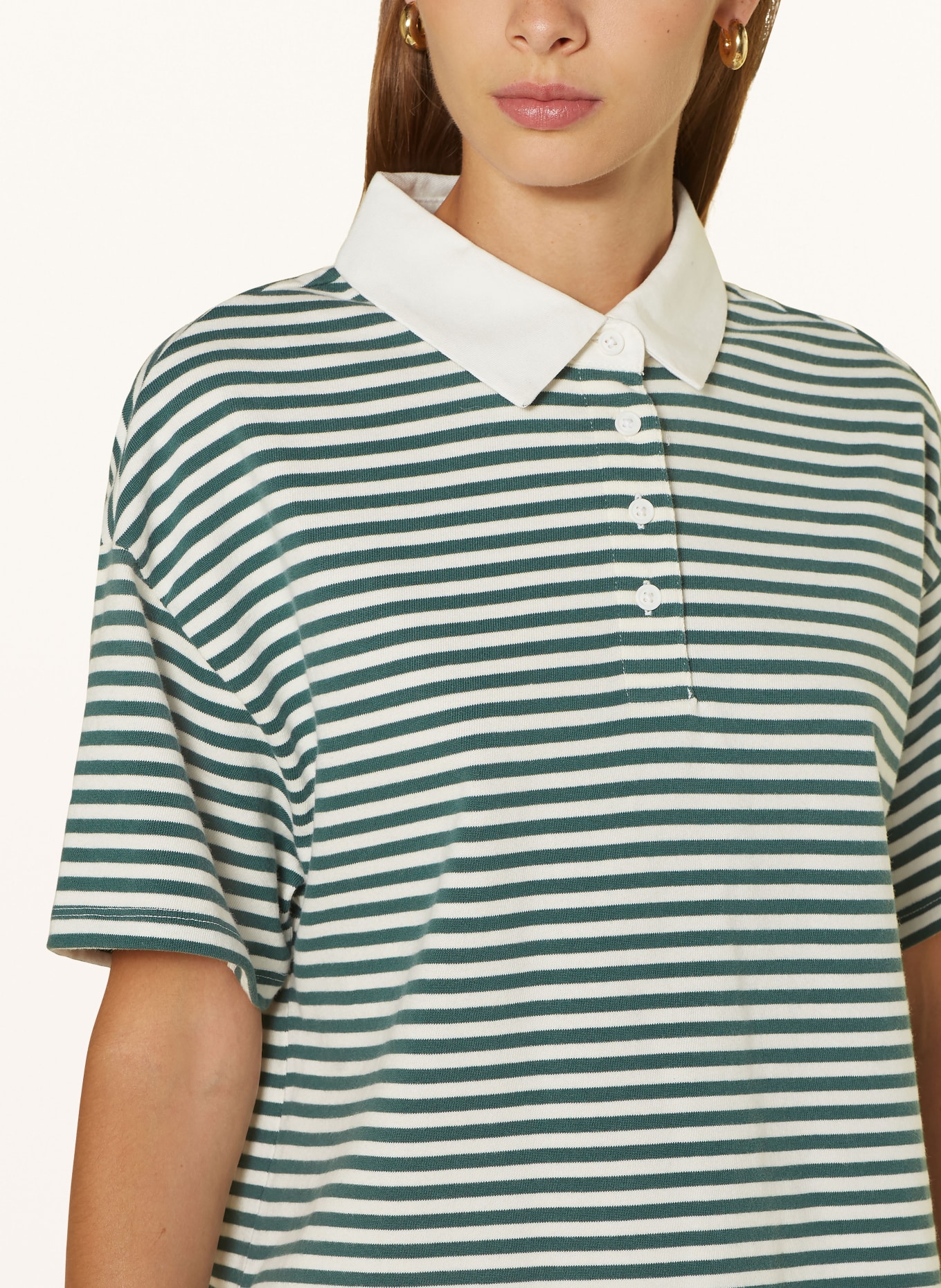 Levi s Jersey polo shirt COCO in white green