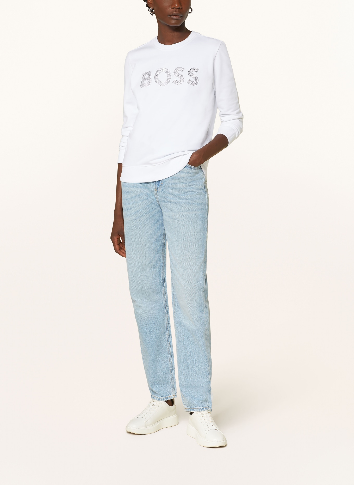 BOSS Straight Jeans RUTH, Farbe: 433 BRIGHT BLUE (Bild 2)