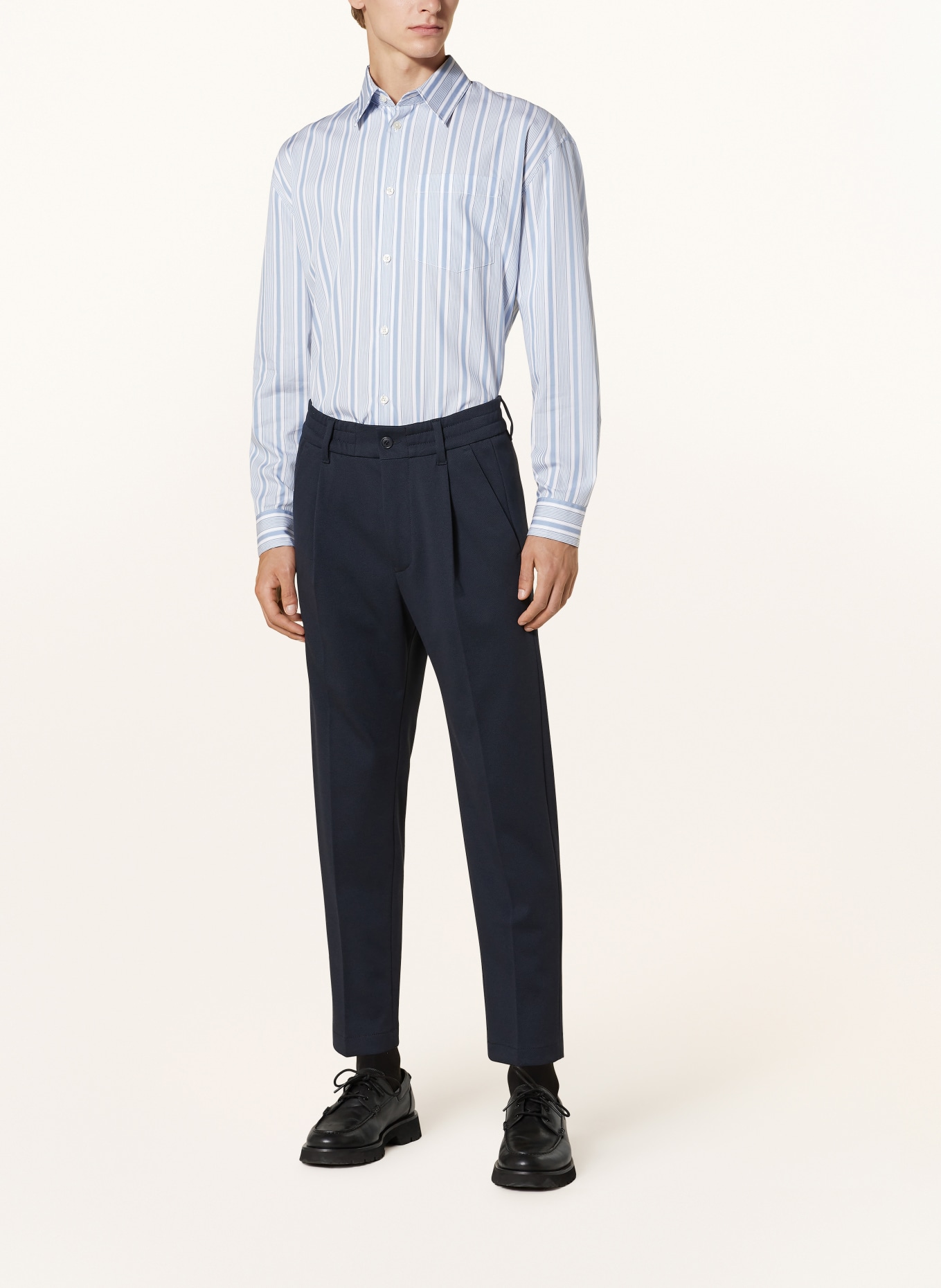 DRYKORN Suit trousers pants CHASY extra slim fit in jersey, Color: 3000 blau (Image 3)