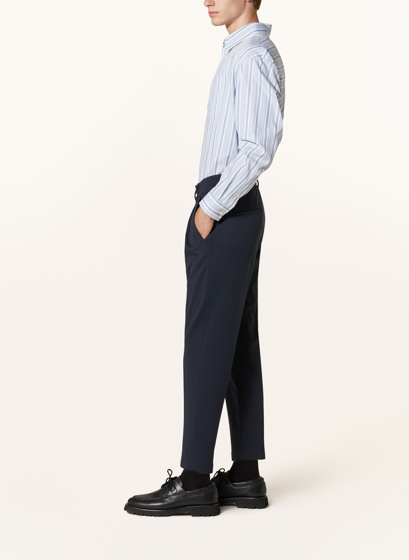 DRYKORN Suit trousers pants CHASY extra slim fit in jersey, Color: 3000 blau (Image 5)