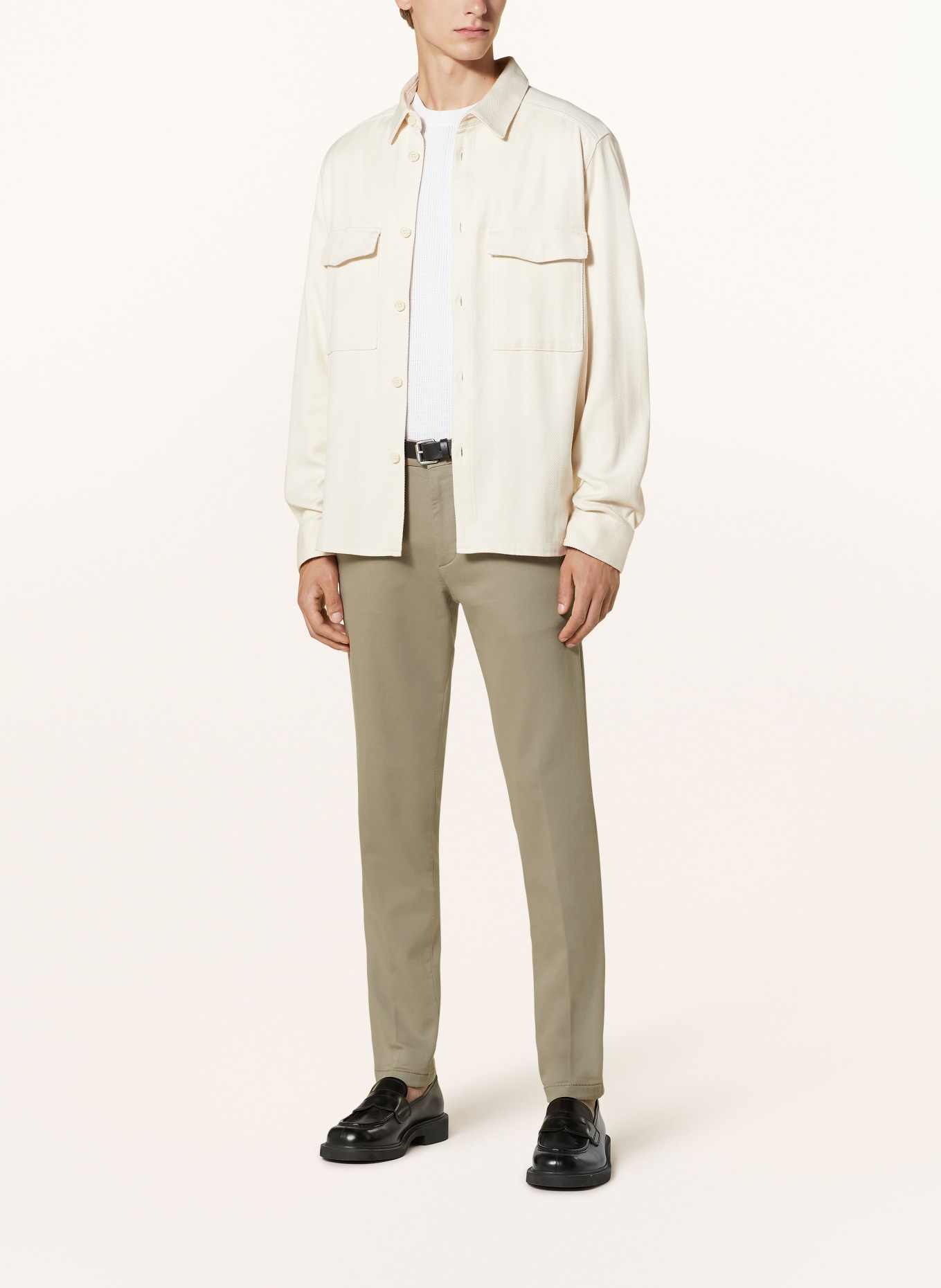 DRYKORN Spodnie AJEND extra slim fit: JASNOBRĄZOWY