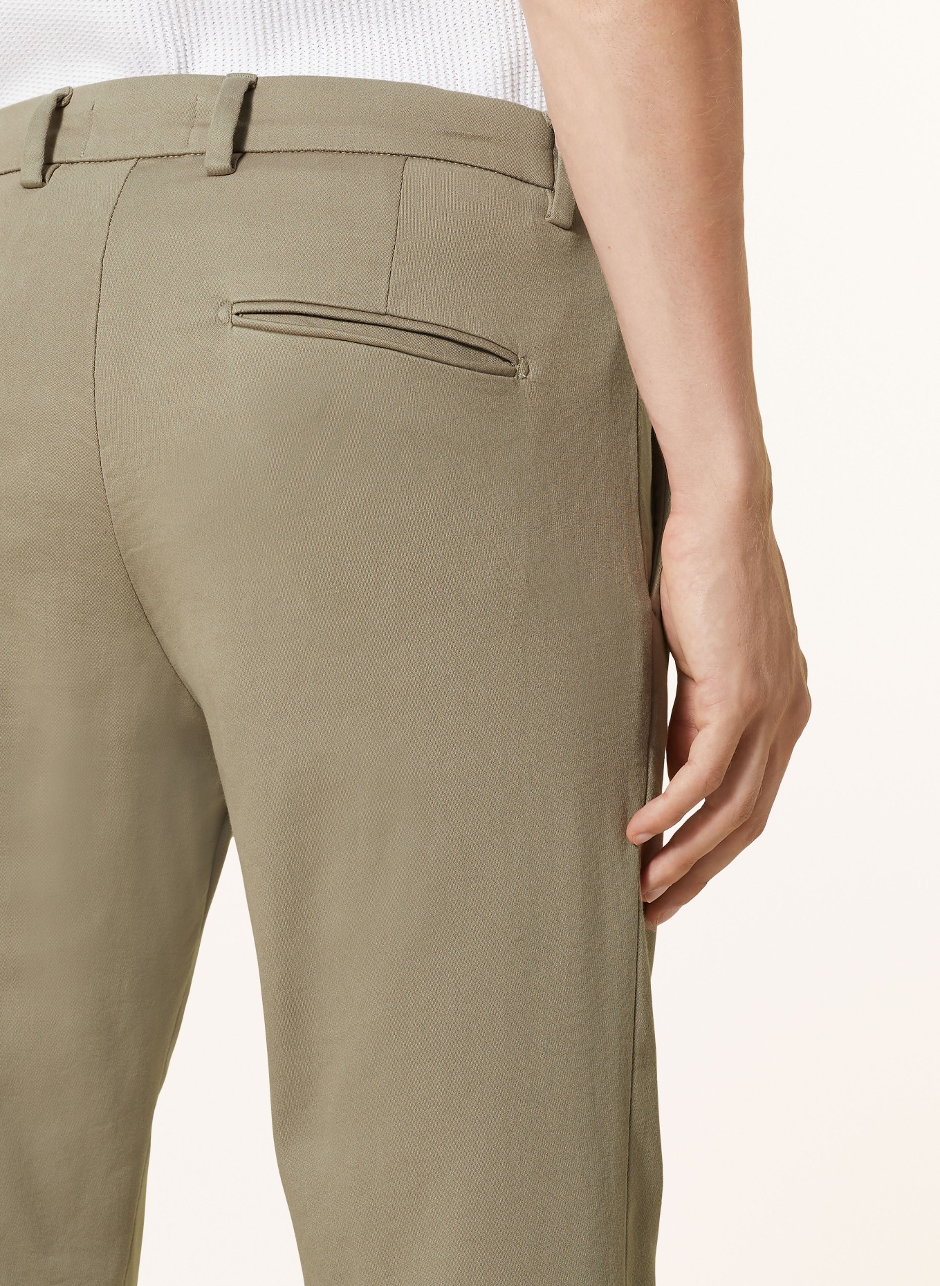 DRYKORN Spodnie AJEND extra slim fit: JASNOBRĄZOWY