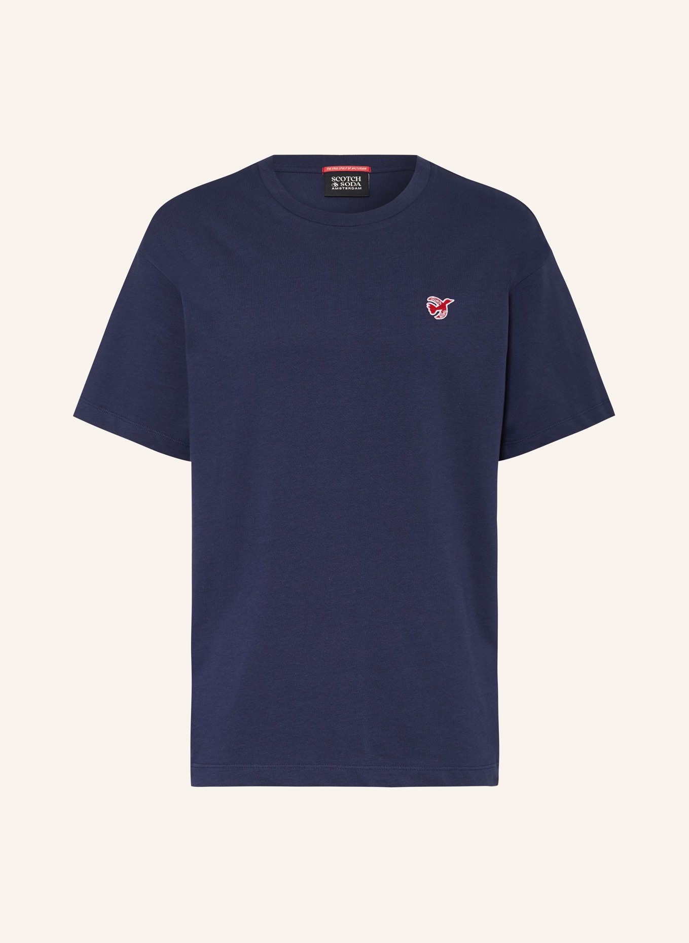 SCOTCH & SODA T-shirt CORE, Color: DARK BLUE (Image 1)