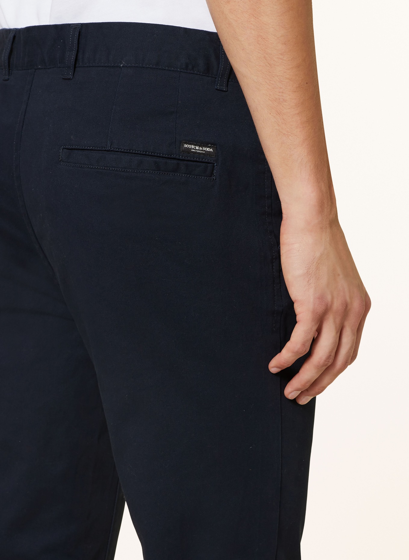 SCOTCH & SODA Chino CORE Super Slim Fit: DUNKELBLAU