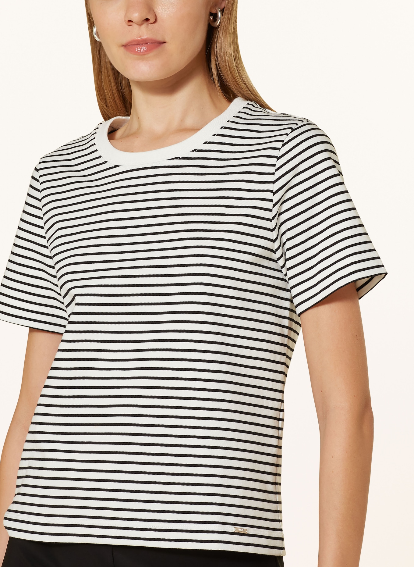 CINQUE T-Shirt: WEISS / SCHWARZ