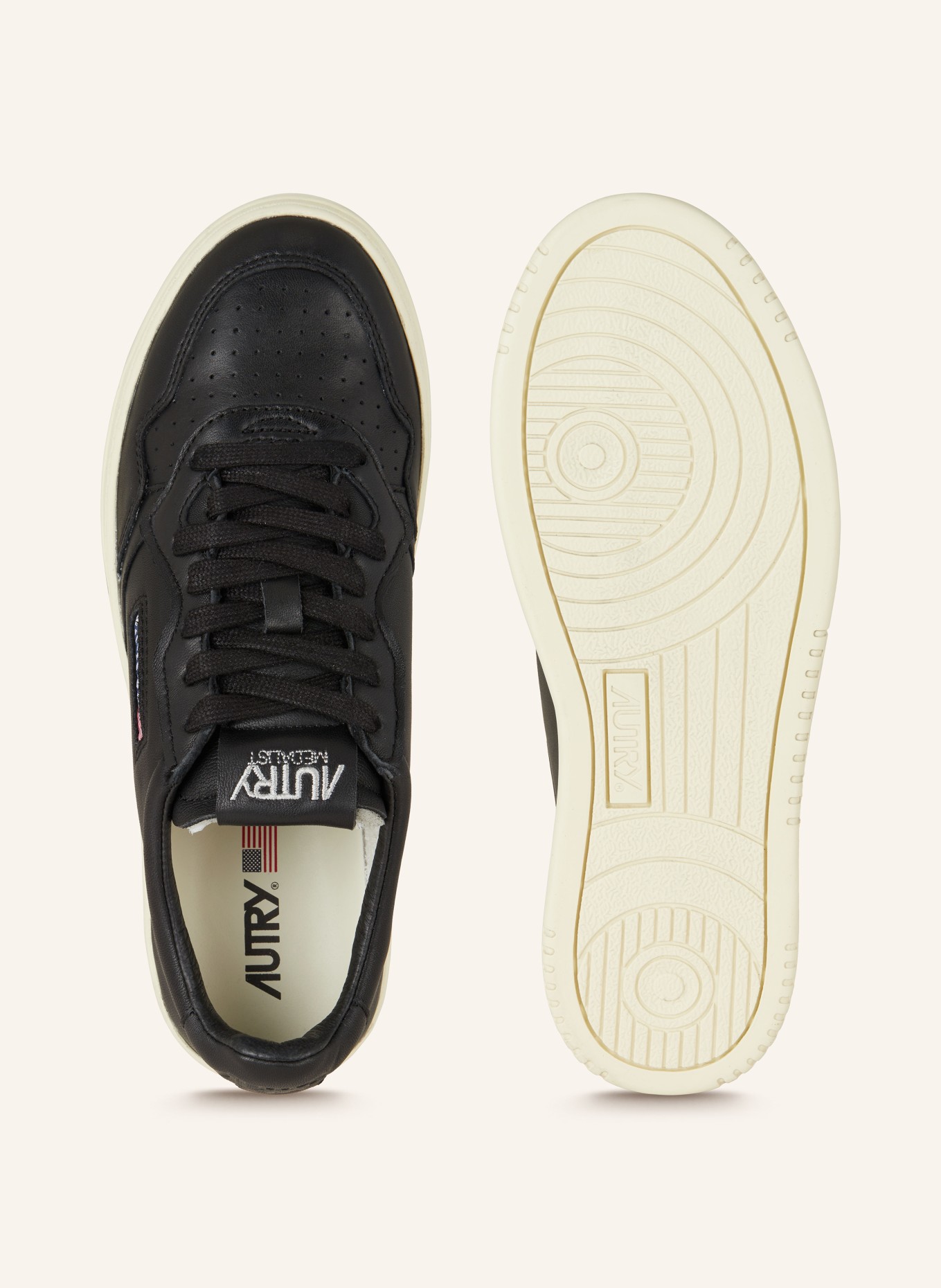 AUTRY Sneaker MEDALIST LOW GG: SCHWARZ