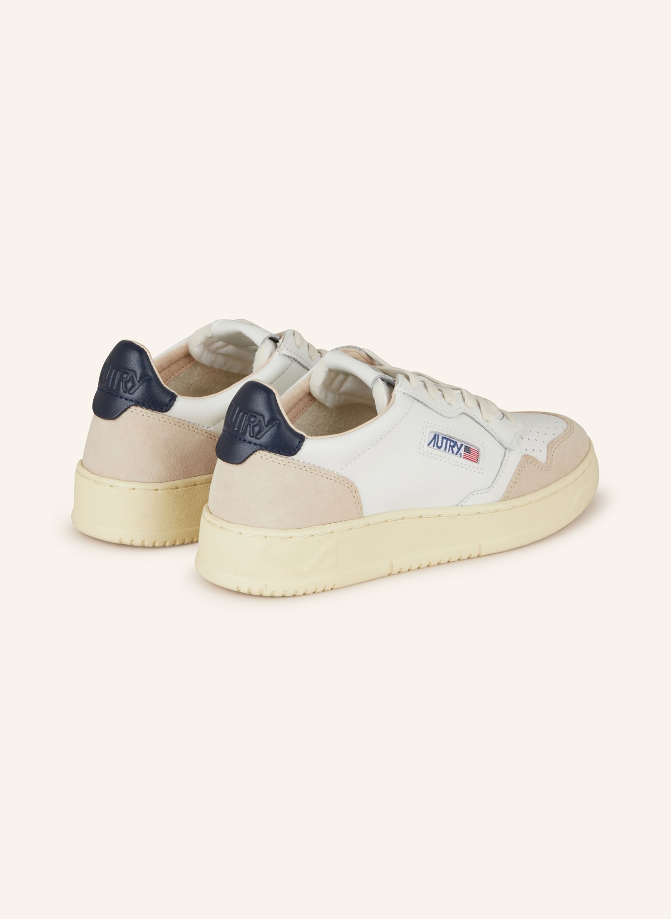 AUTRY Sneaker MEDALIST LOW LS, Farbe: CREME/ WEISS (Bild 2)