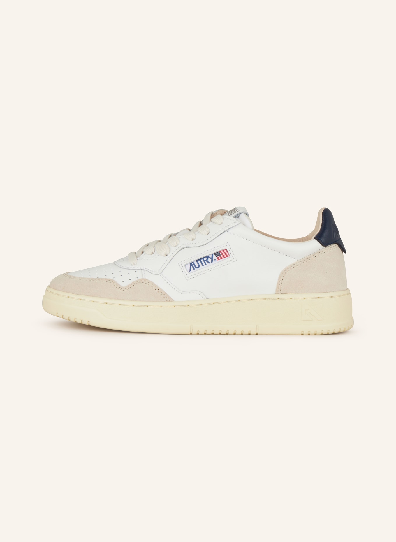 AUTRY Sneaker MEDALIST LOW LS, Farbe: CREME/ WEISS (Bild 4)