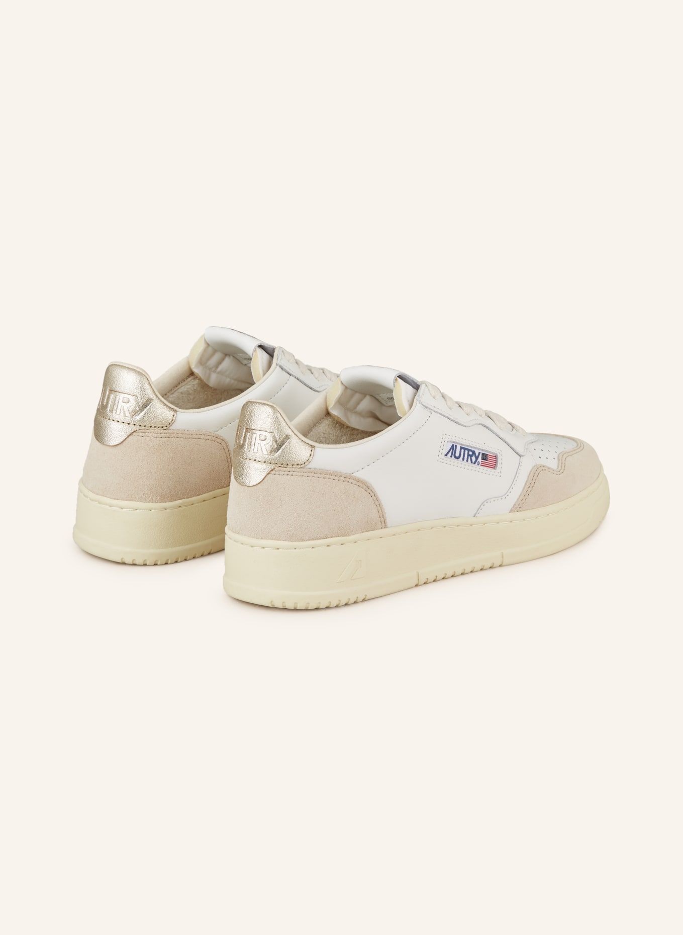 AUTRY Sneaker MEDALIST LOW LS, Farbe: BEIGE (Bild 2)