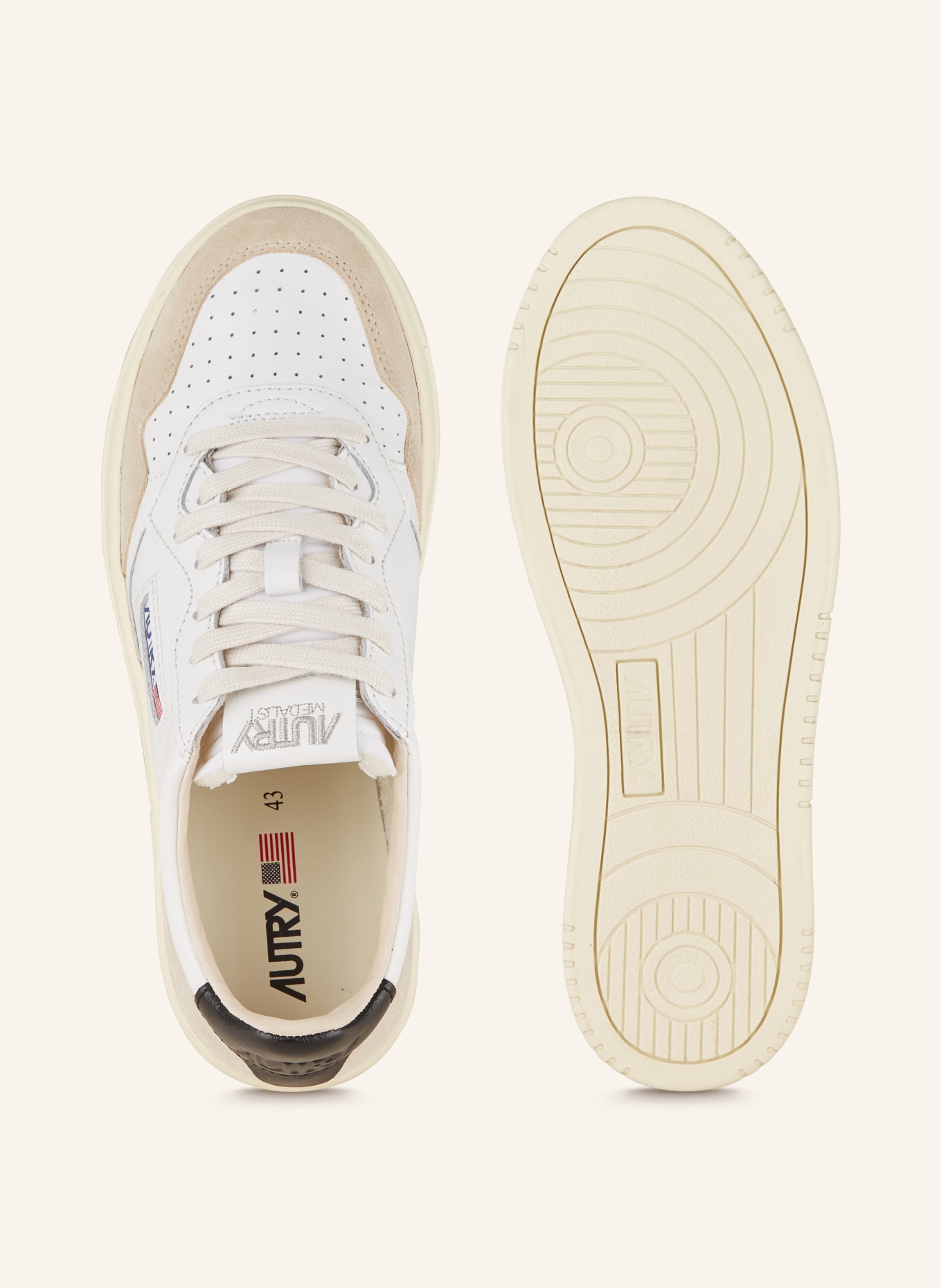 AUTRY Sneakers MEDALIST LOW, Color: WHITE/ LIGHT GRAY (Image 5)