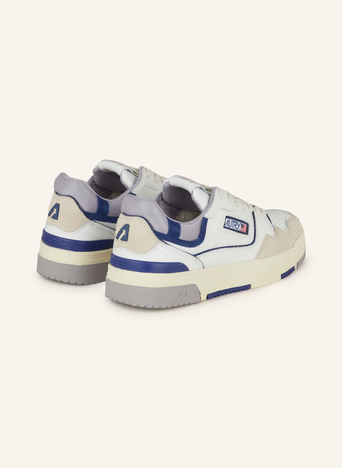 AUTRY Sneakers CLC LOW, Color: WHITE/ CREAM/ DARK BLUE (Image 2)