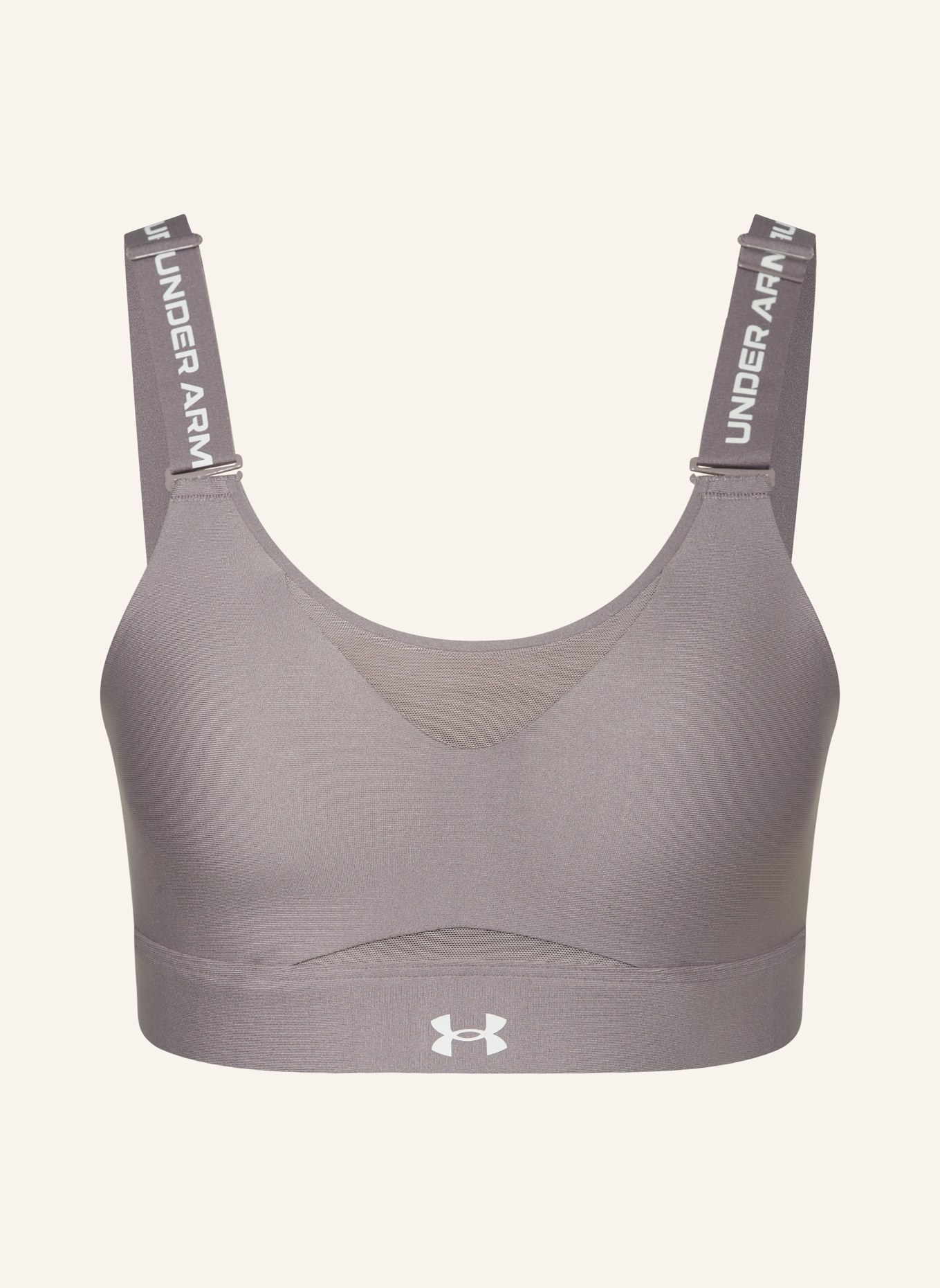 UNDER ARMOUR Sports bra UA INFINITY HIGH 2.0 in dusky pink