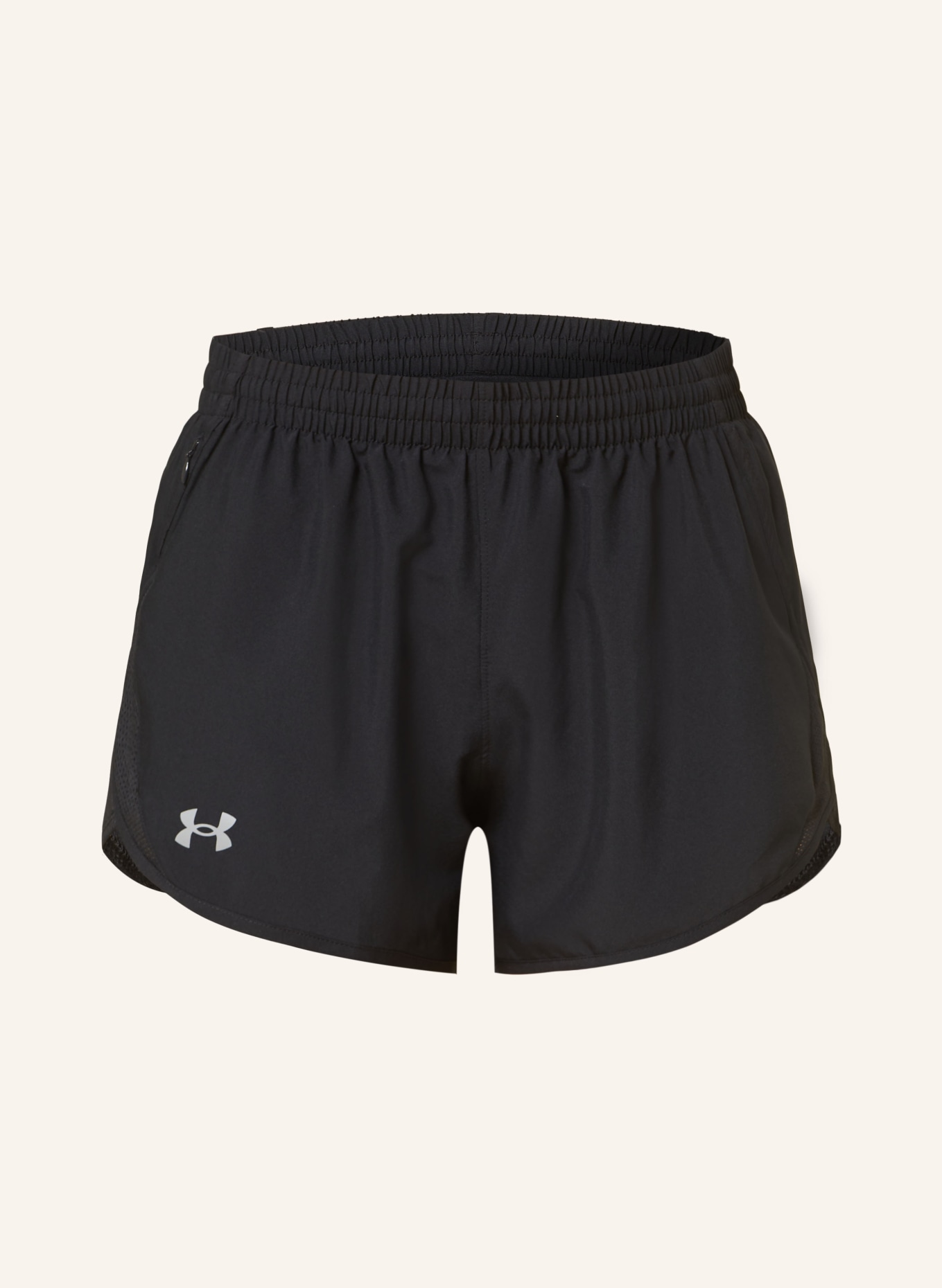 UNDER ARMOUR 2-in-1 running shorts UA FLY BY, Color: BLACK (Image 1)