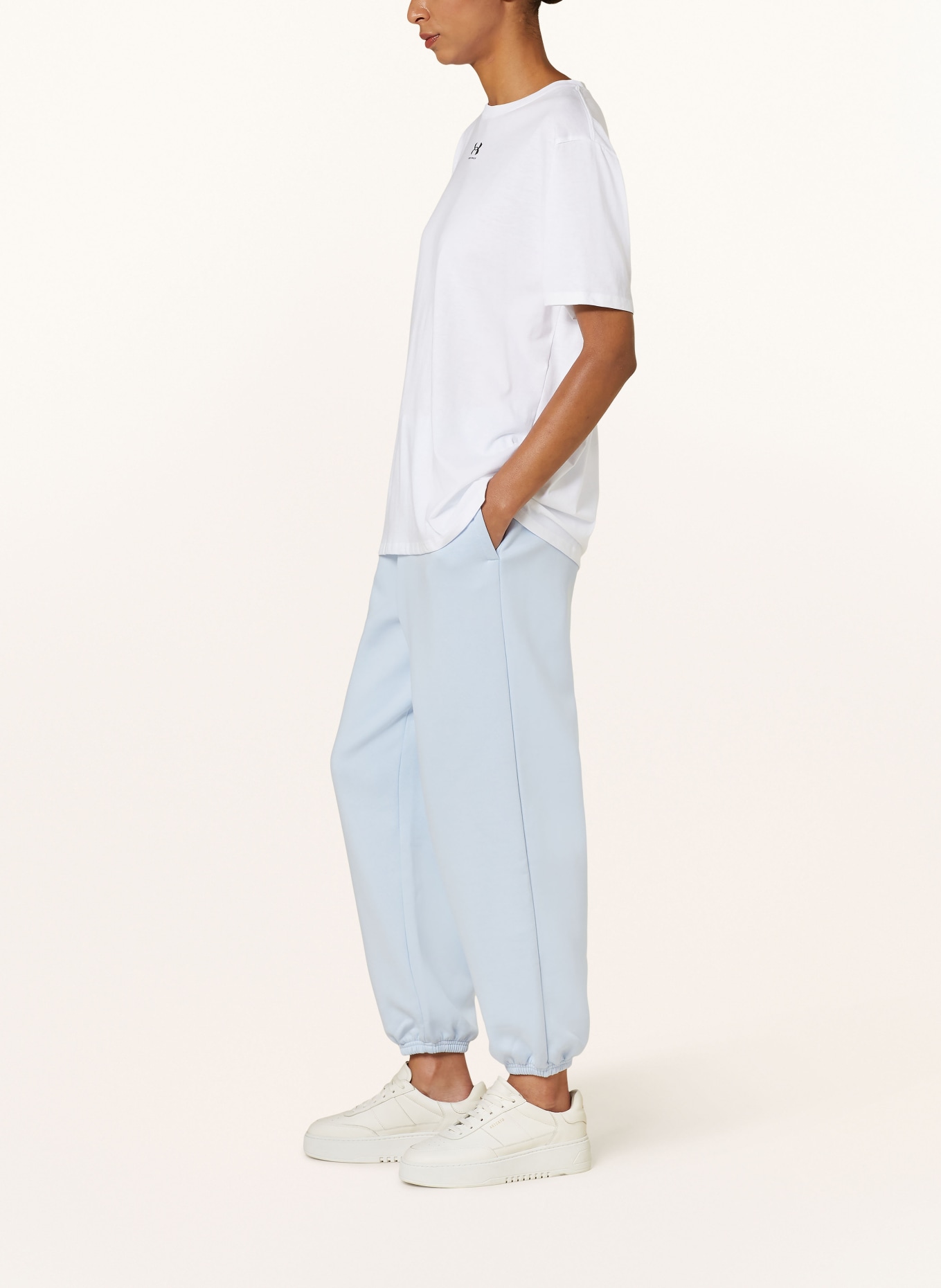 UNDER ARMOUR 7/8 sweatpants UA ICON, Color: LIGHT BLUE (Image 4)