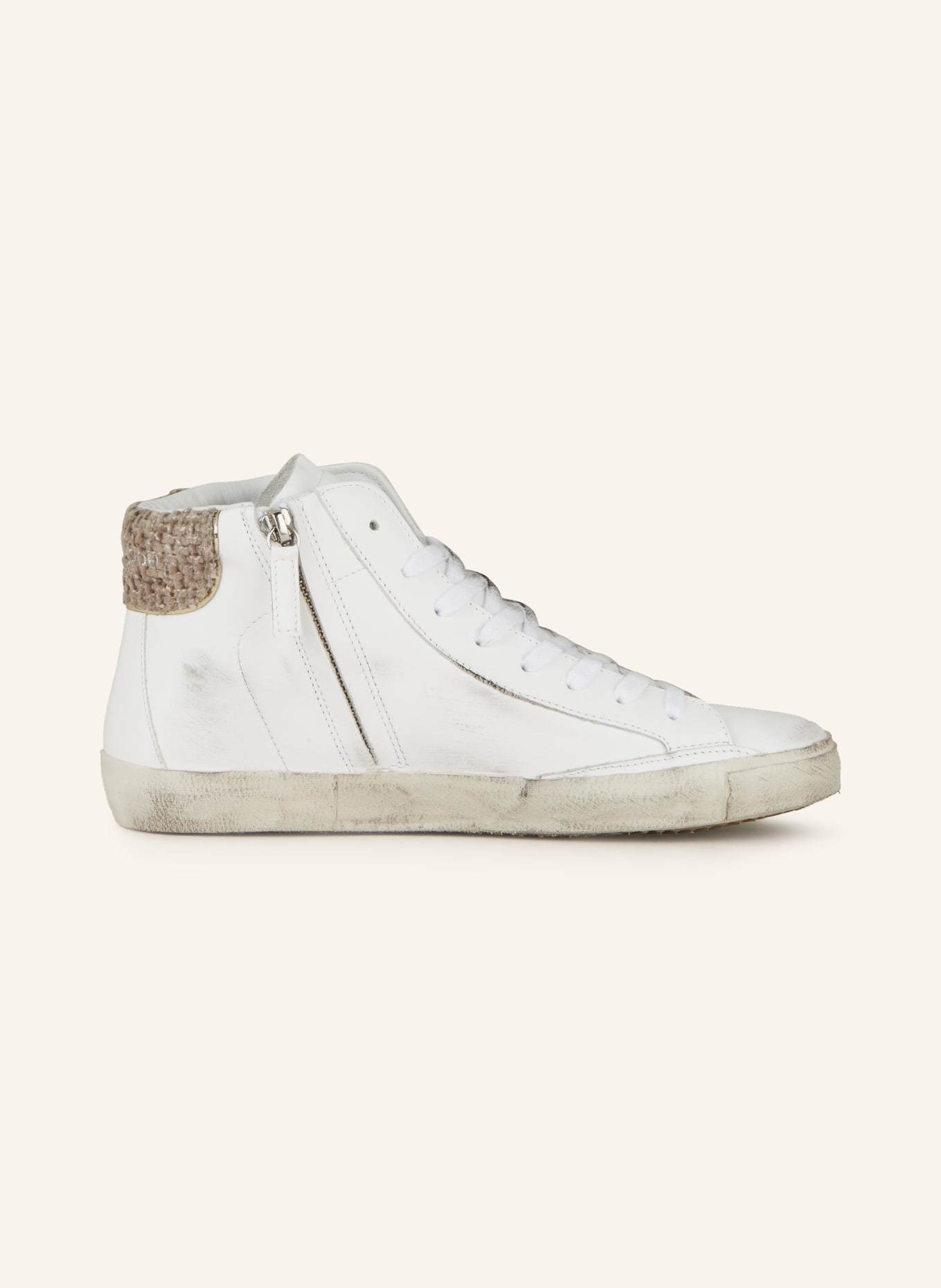 PHILIPPE MODEL High-top sneakers PRSX, Color: WHITE/ TAUPE (Image 5)