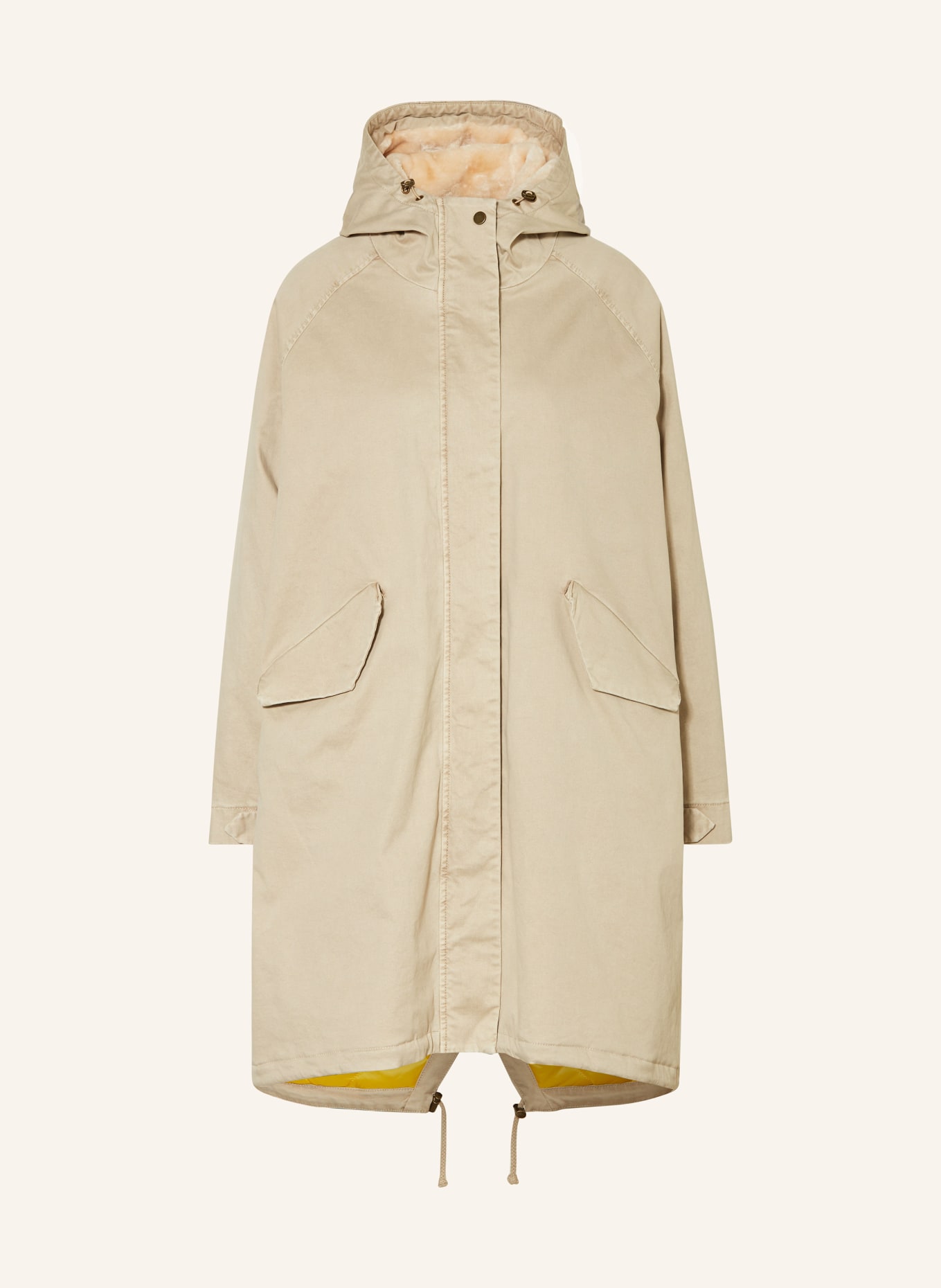 BLONDE No.8 Parka mit Kunstfell, Farbe: BEIGE (Bild 1)