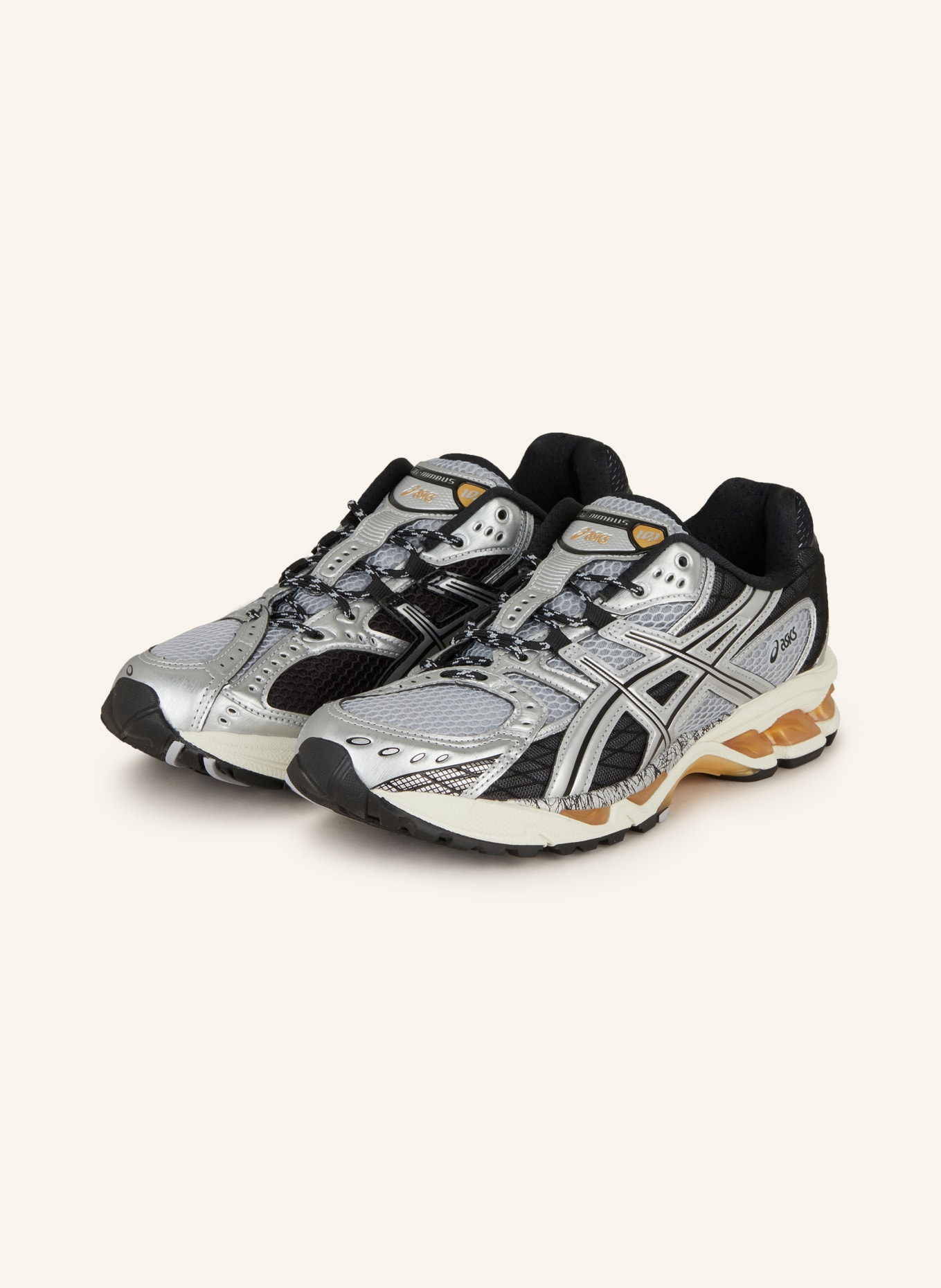 ASICS Sneaker GEL-NIMBUS 10.1, Farbe: SILBER/ SCHWARZ (Bild 1)