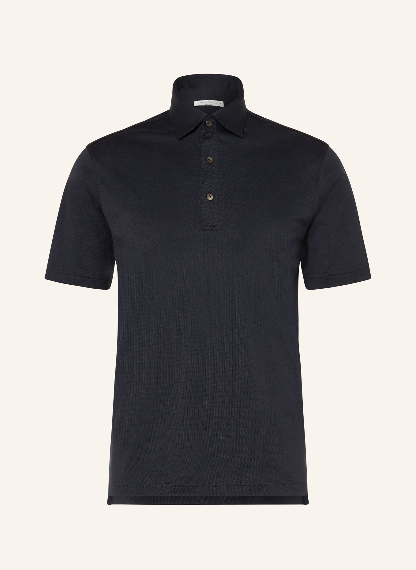 Stefan Brandt Piqué polo shirt, Color: DARK BLUE (Image 1)