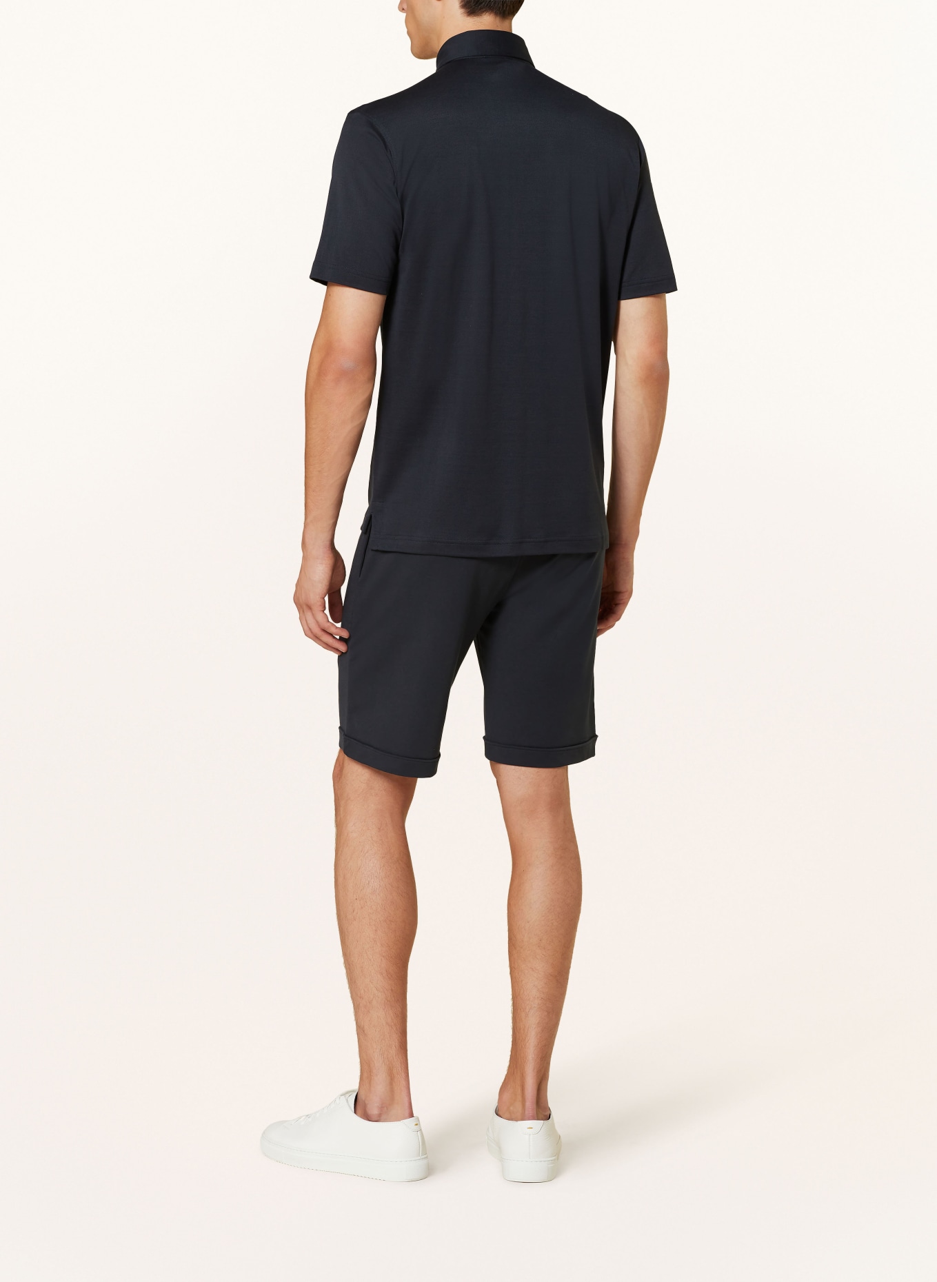 Stefan Brandt Piqué polo shirt, Color: DARK BLUE (Image 3)