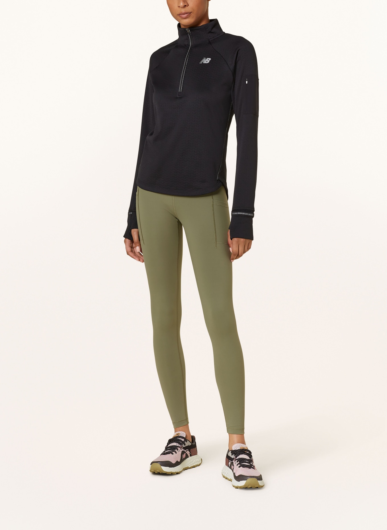 new balance Lauf-Tights NB SLEEK: OLIV