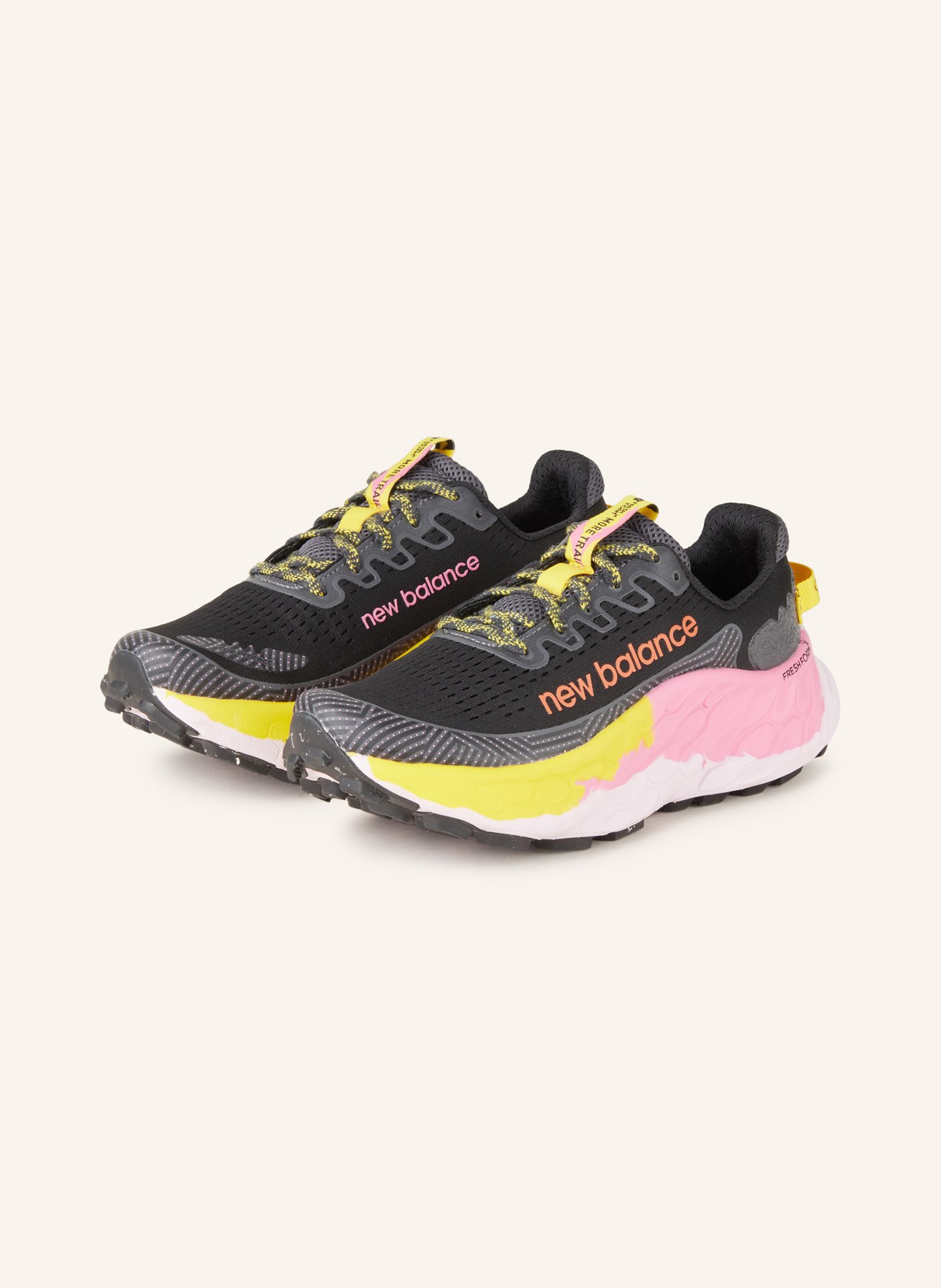 new balance Trail running shoes FRESH FOAM X TRAIL MORE V3 in black pink yellow