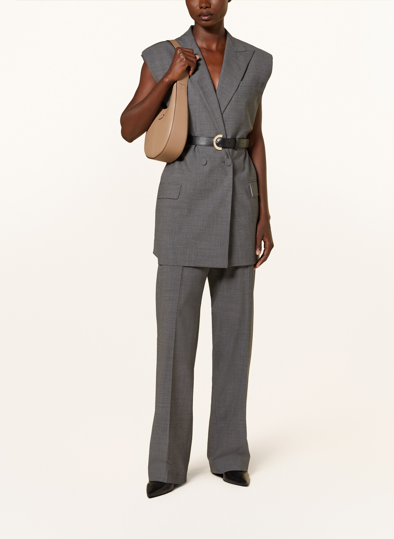 TOD'S Hobo-Bag MINI mit Pouch: TAUPE