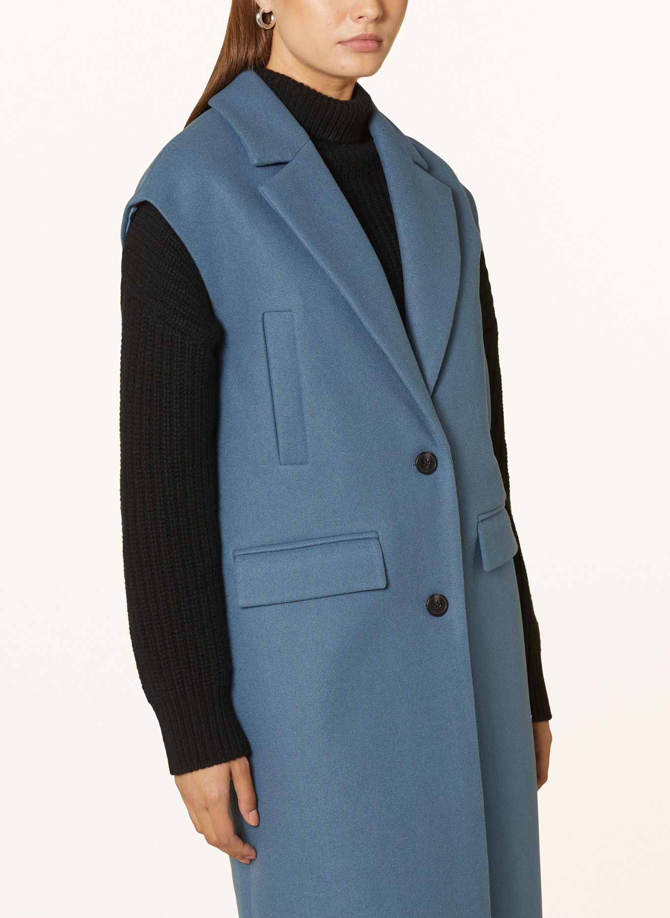 ICHI Blazer vest IHJANNET, Color: BLUE (Image 4)