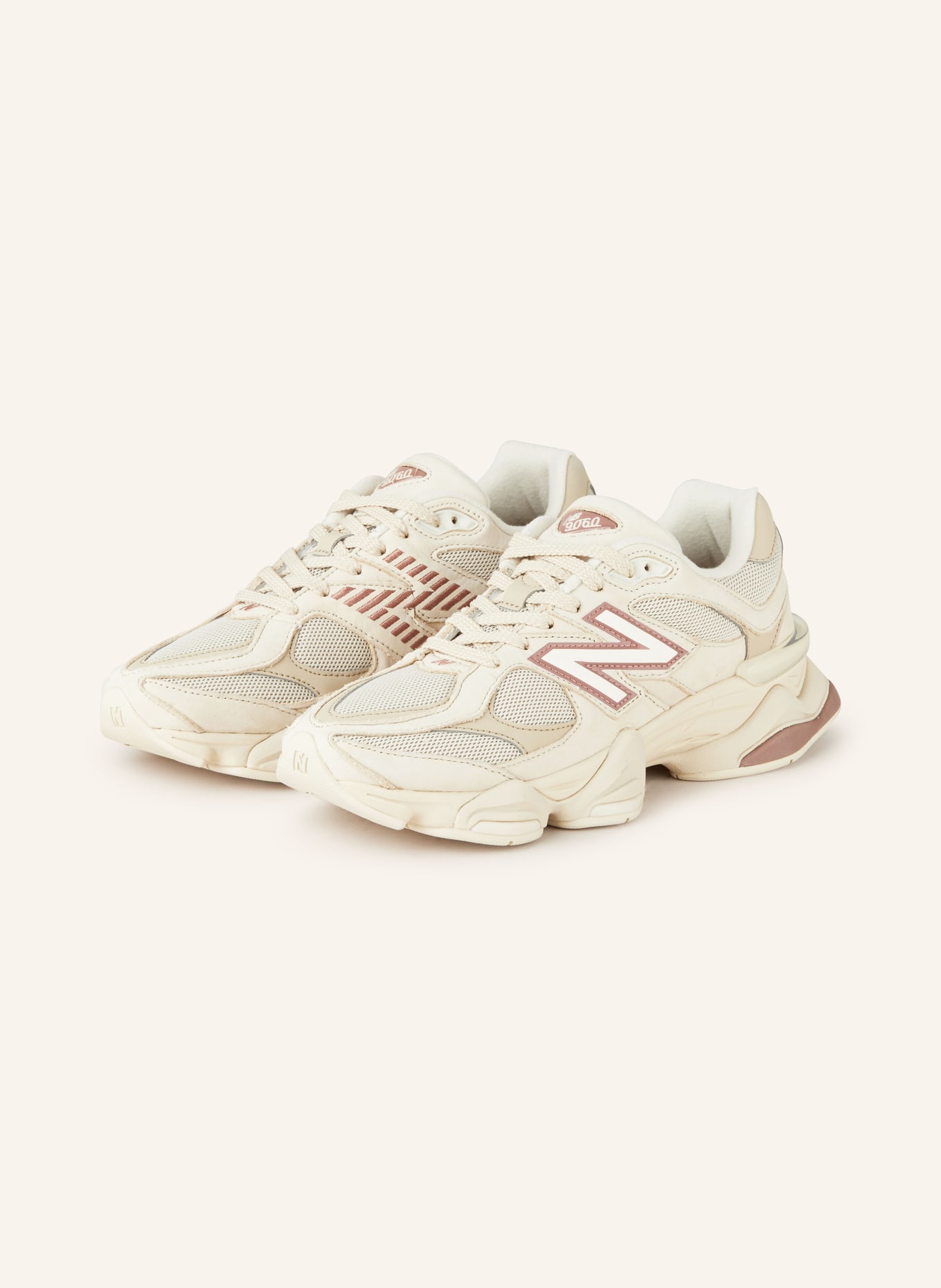 new balance Sneaker 9060 in creme altrosa