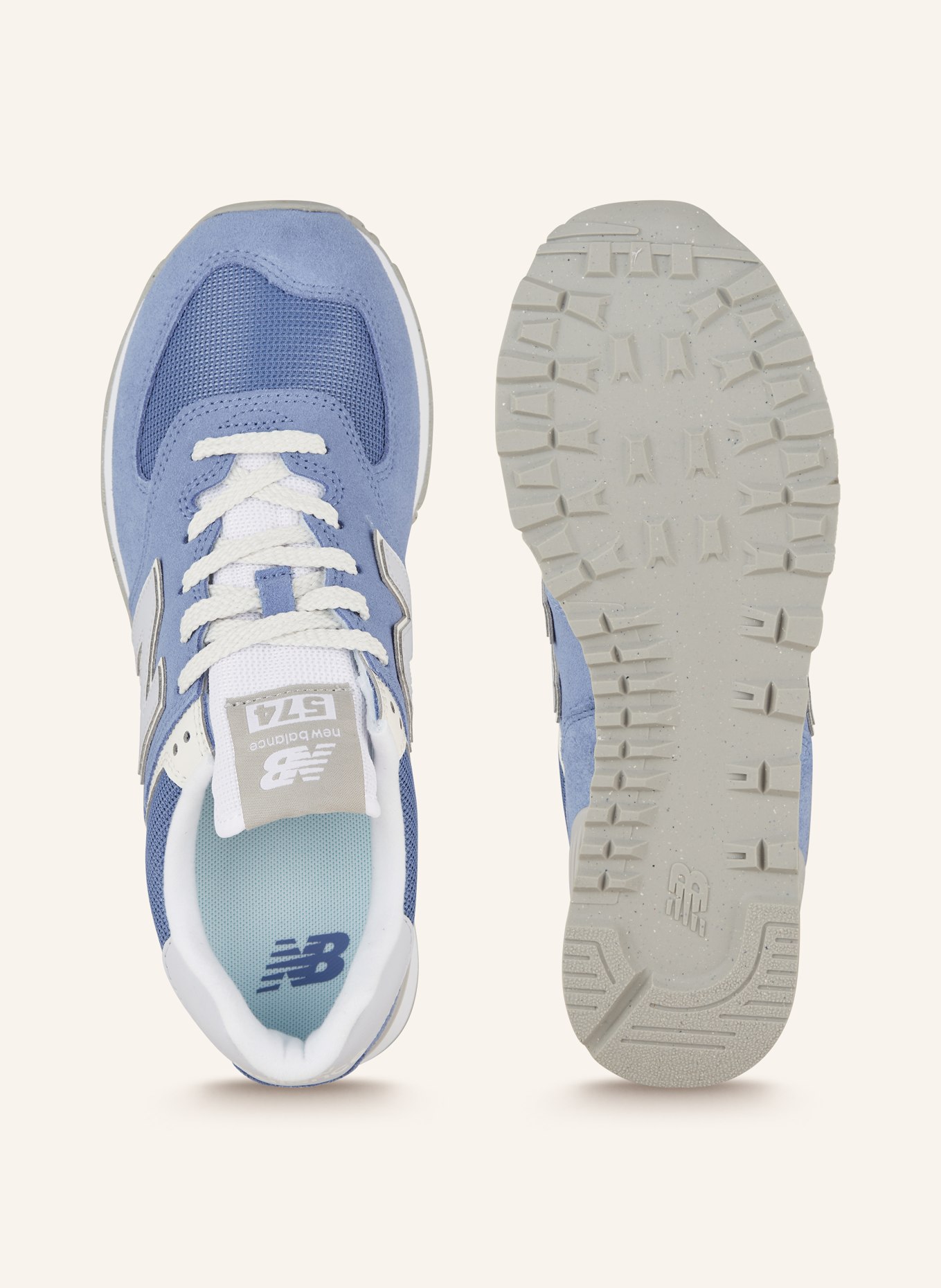 new balance Sneaker 574, Farbe: BLAU/ WEISS (Bild 5)