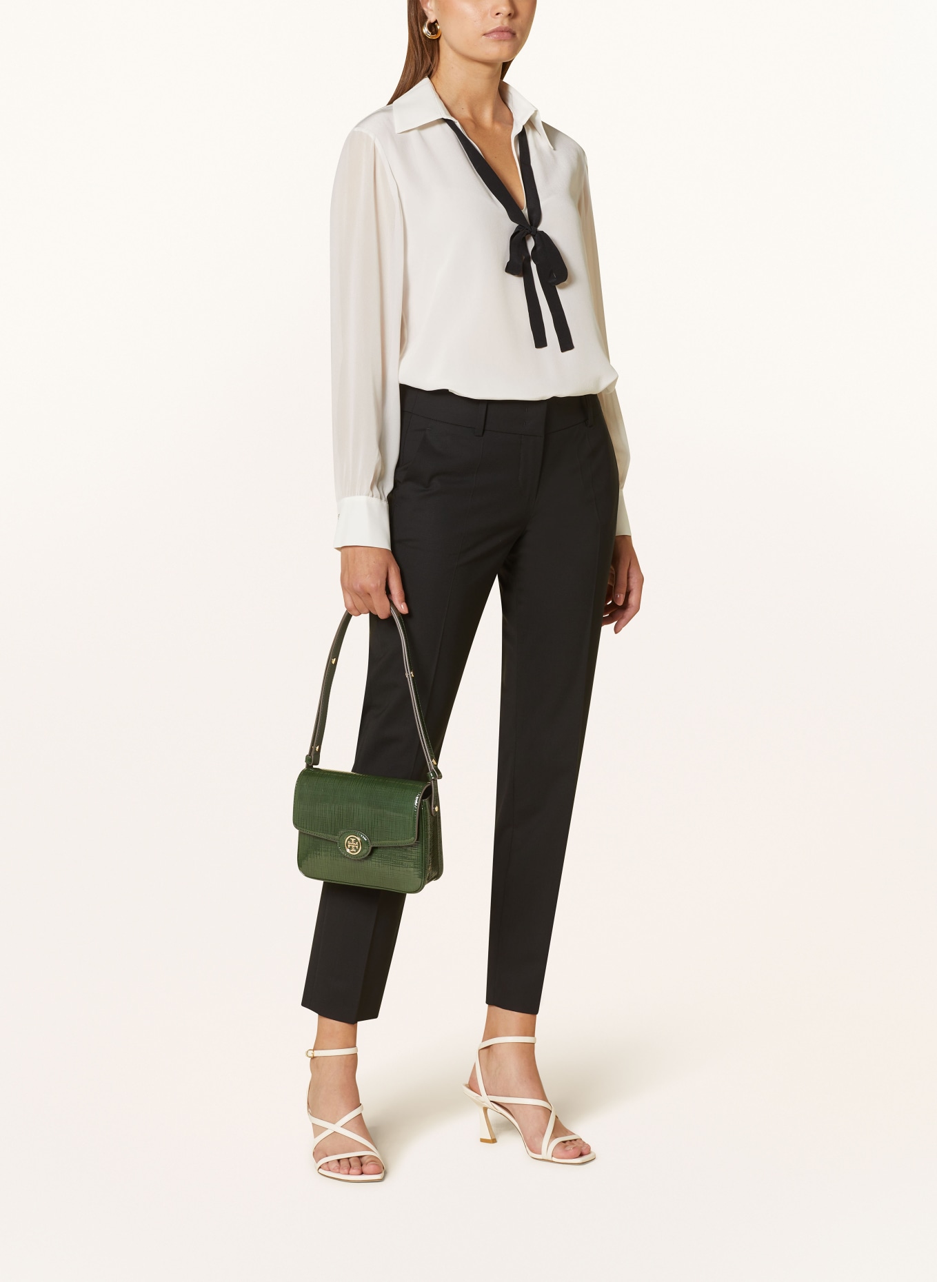 Tory burch dark green bag discount