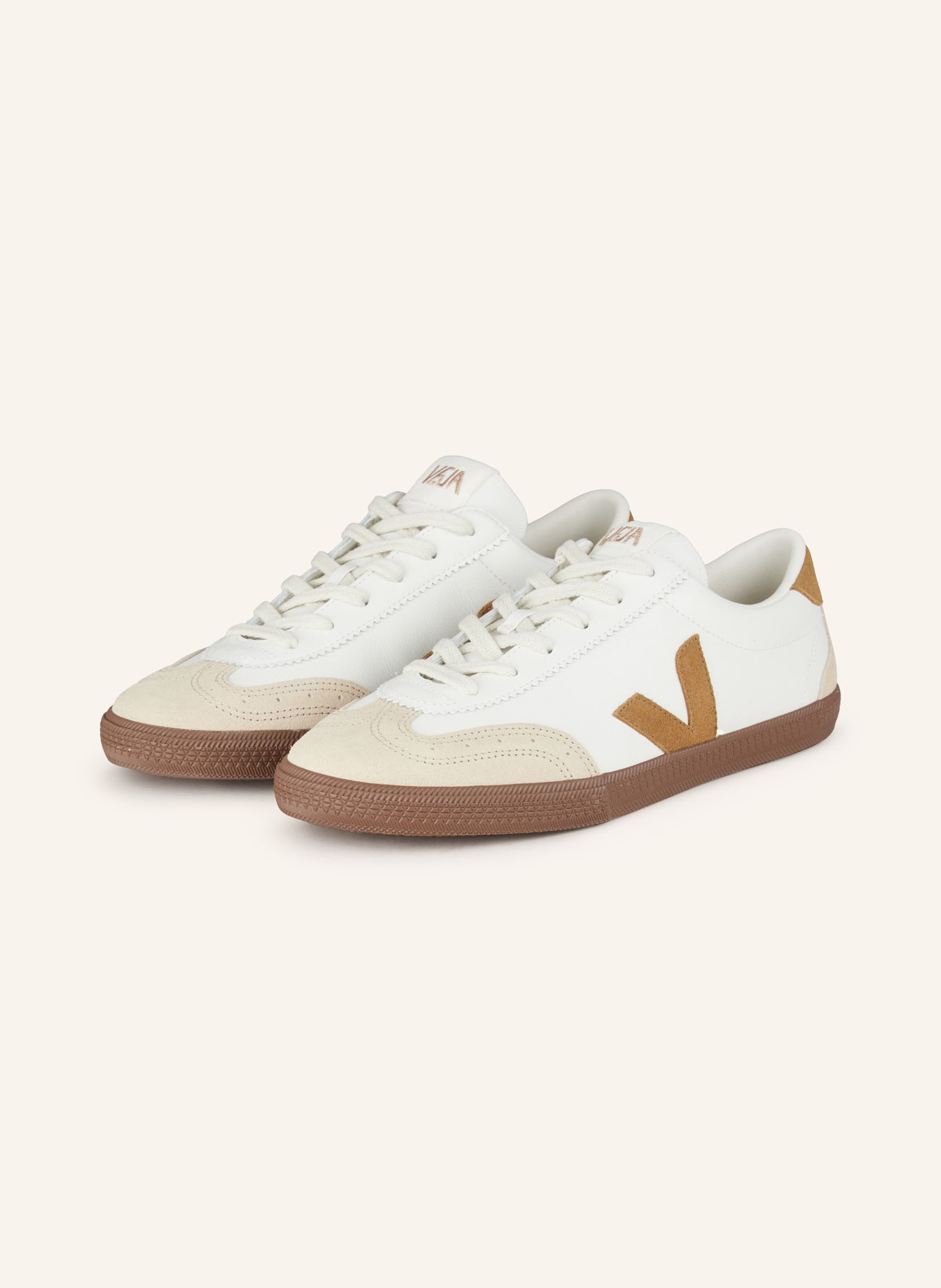 VEJA Sneaker VOLLEY: WEISS / HELLGRAU