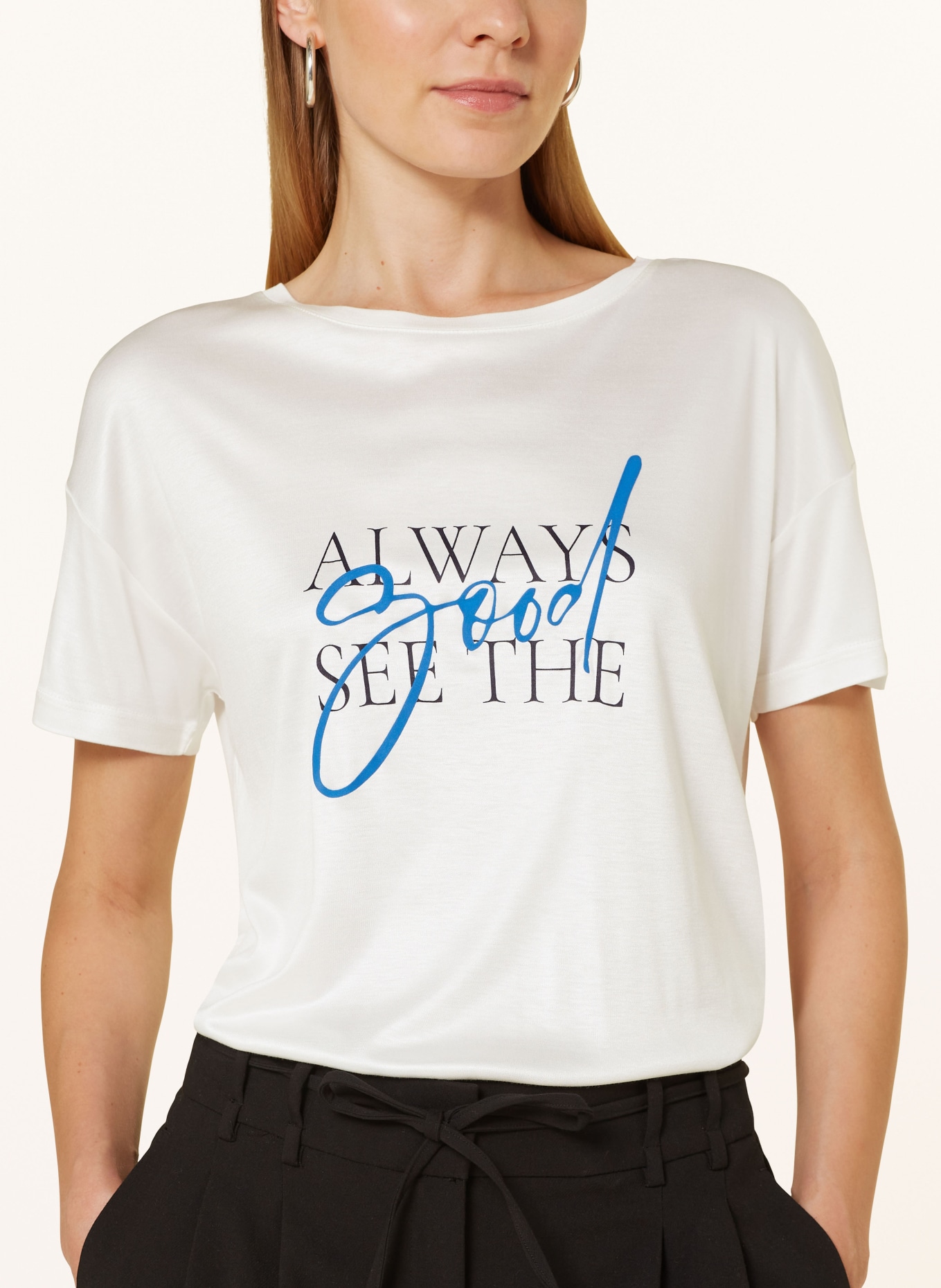 comma T-shirt, Color: WHITE (Image 4)