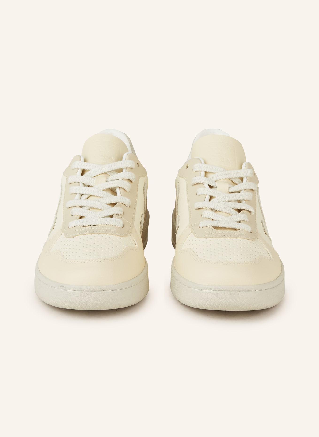 VEJA Sneakers V-10, Color: ECRU/ CREAM (Image 3)