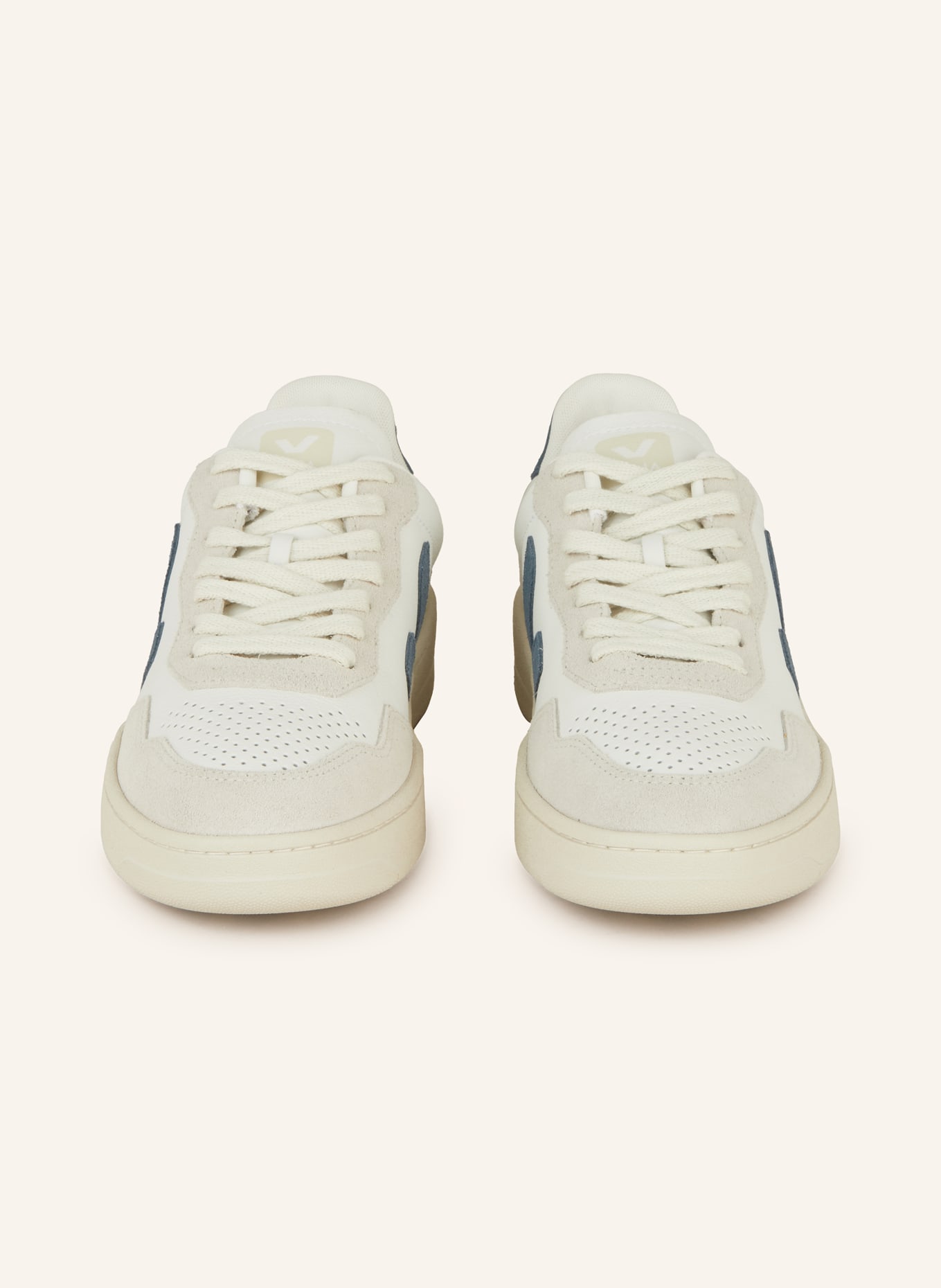 VEJA Sneakers V-90, Color: WHITE/ BLUE (Image 3)