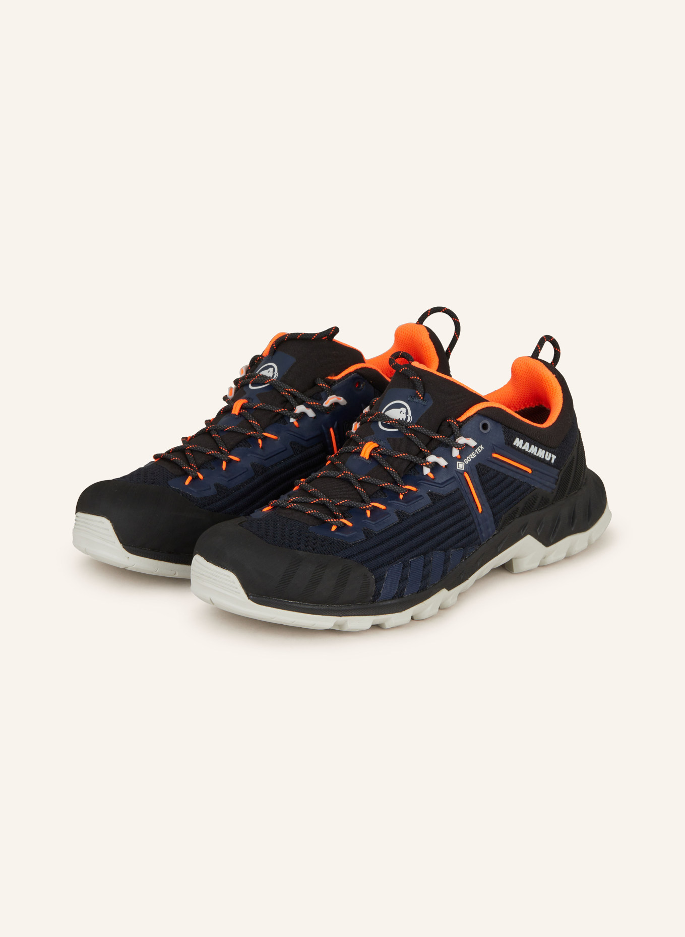 MAMMUT Trekking shoes ALNASCA KNIT III GTX: DARK BLUE / BLACK