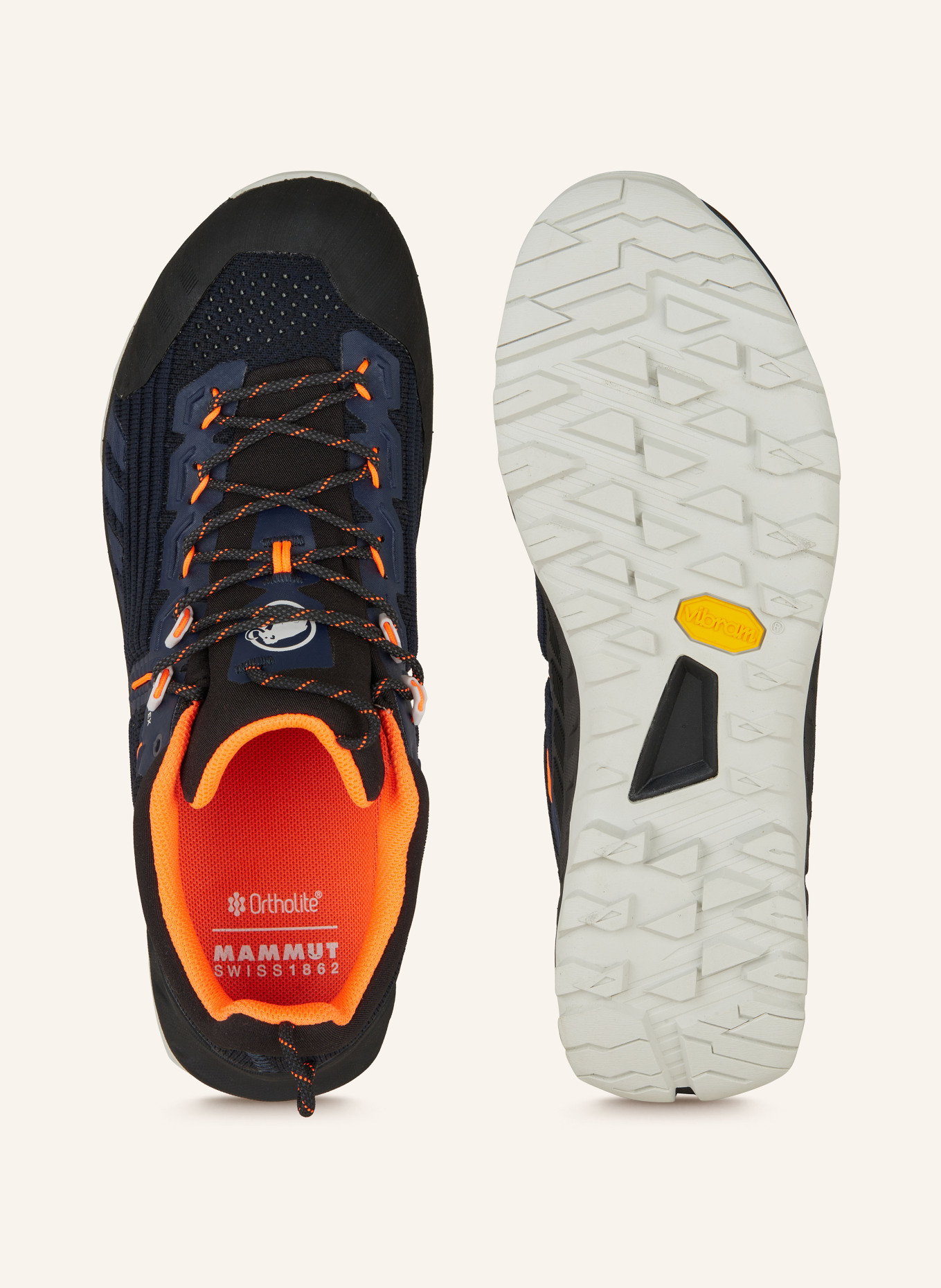 MAMMUT Trekking shoes ALNASCA KNIT III GTX: DARK BLUE / BLACK